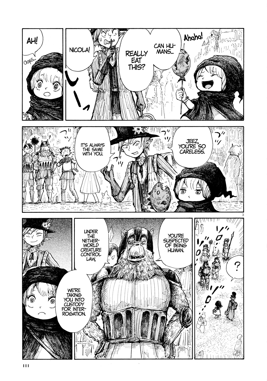 Nicola's Leasurely Demon World Travelogue Chapter 1 page 3 - Chapter 1: Let's Go to the Black Bazaar