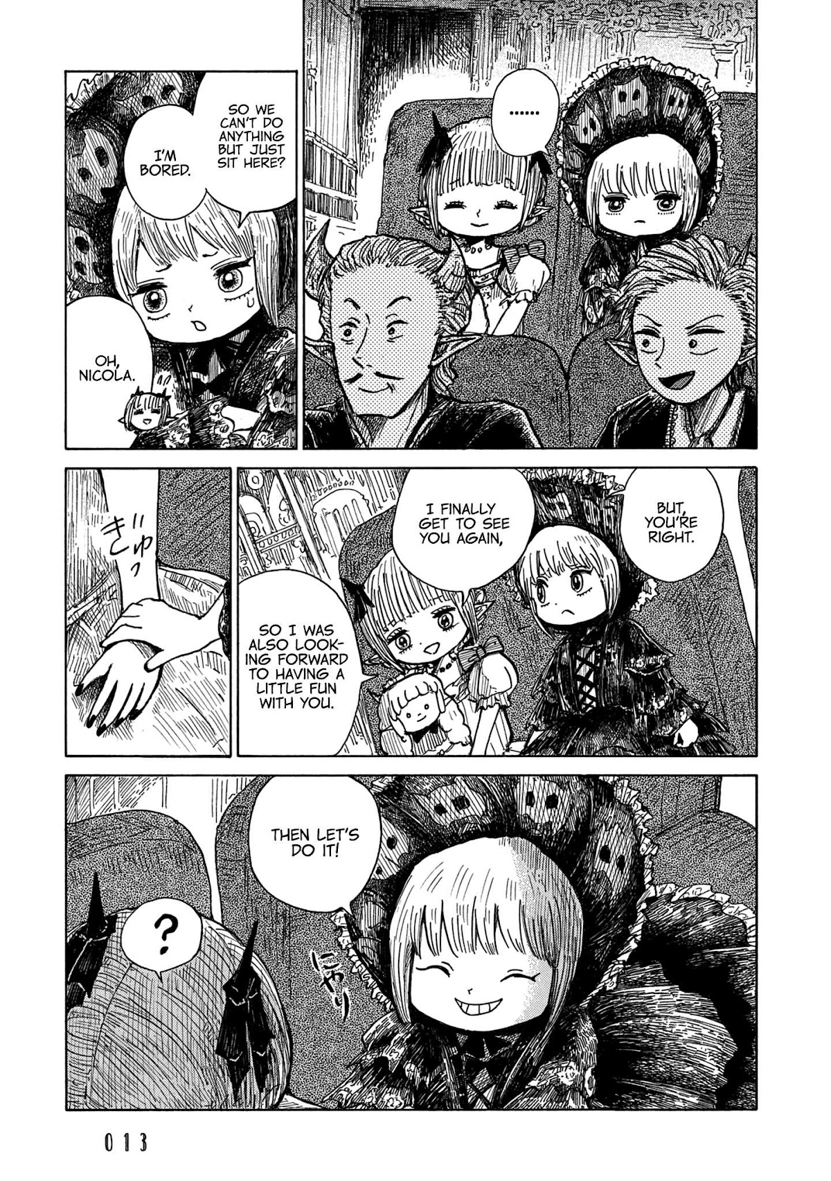 Nicola's Leasurely Demon World Travelogue Chapter 13 page 11 - Chapter 13: The Adventure of the Little Mistress and her Secret