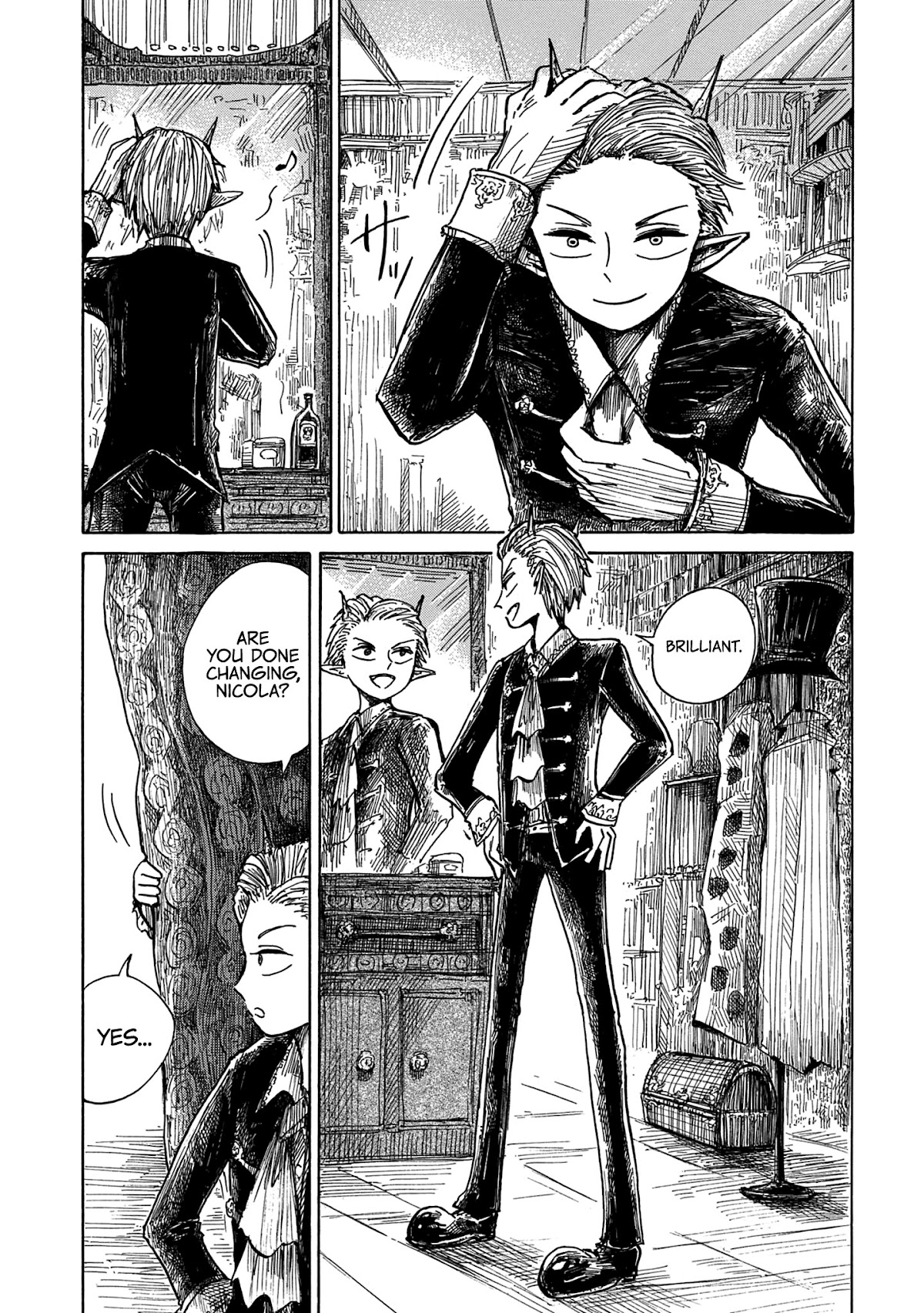 Nicola's Leasurely Demon World Travelogue Chapter 13 page 6 - Chapter 13: The Adventure of the Little Mistress and her Secret