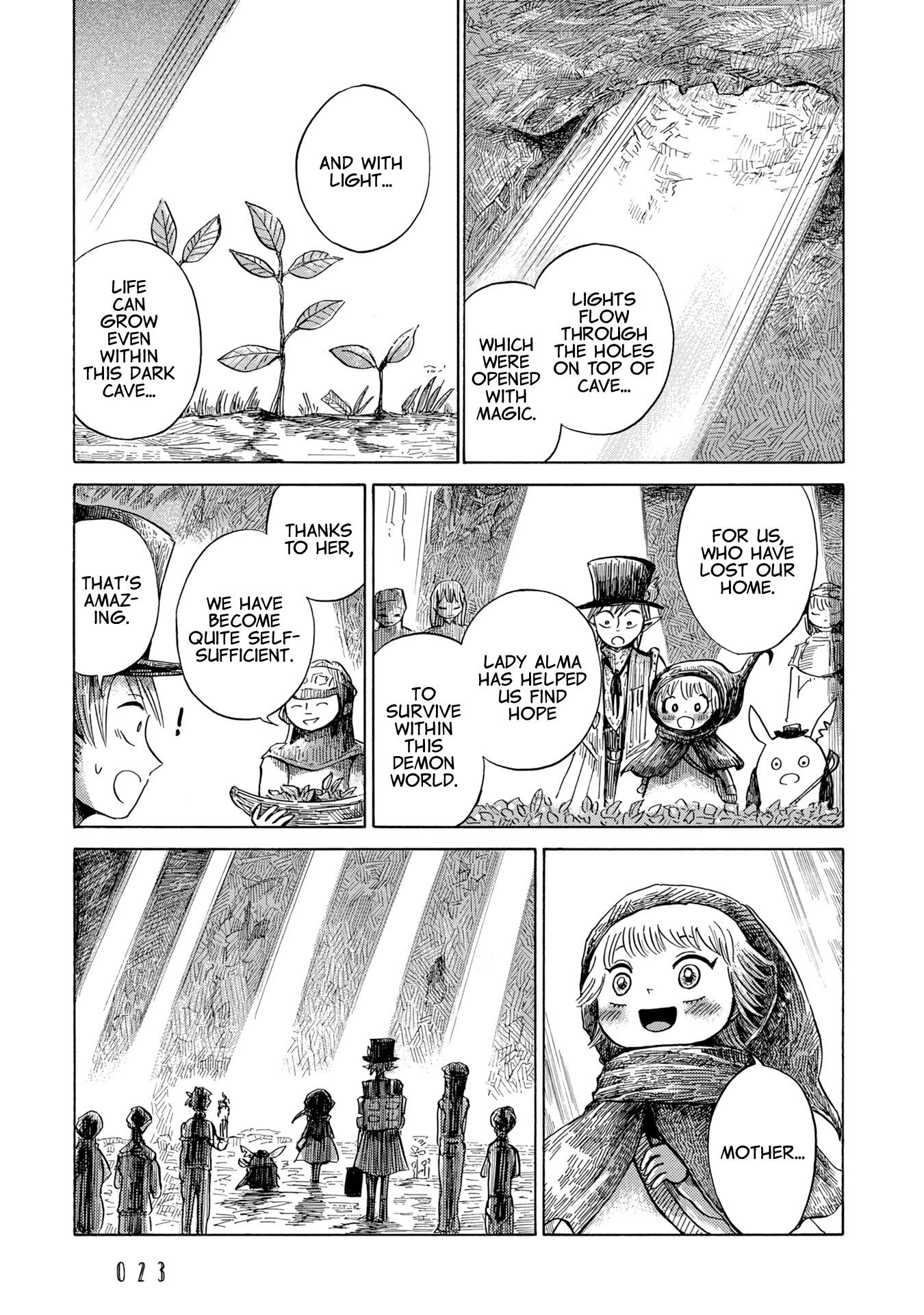 Nicola's Leasurely Demon World Travelogue Chapter 18 page 22 - Chapter 18: Lights On The Hidden Village