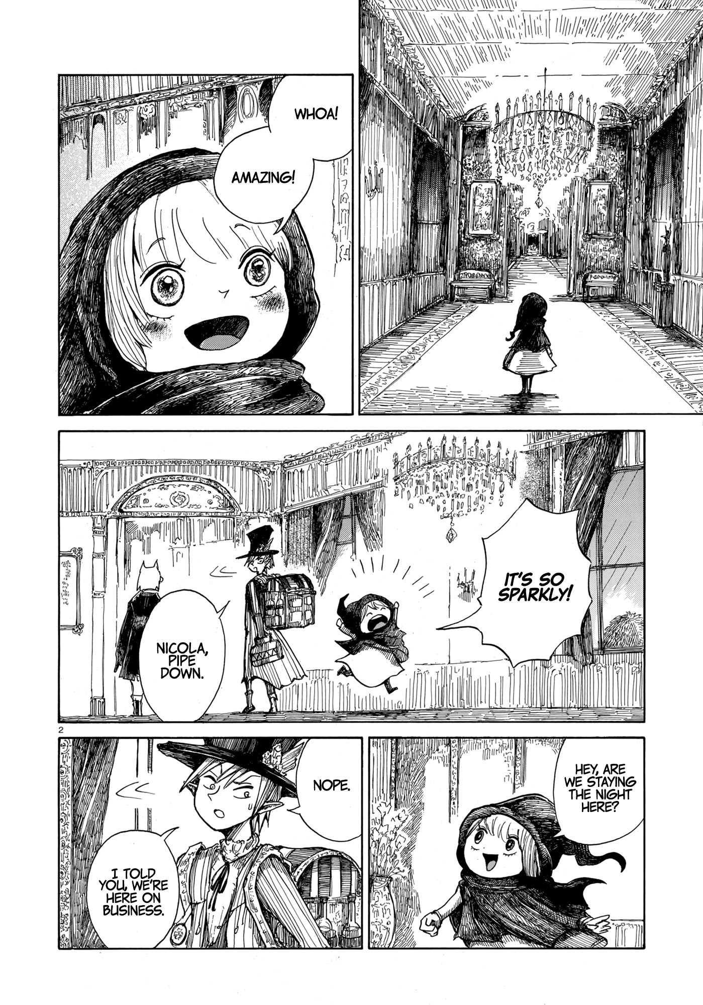 Nicola's Leasurely Demon World Travelogue Chapter 3 page 2 - Chapter 3: The Mansion Visit