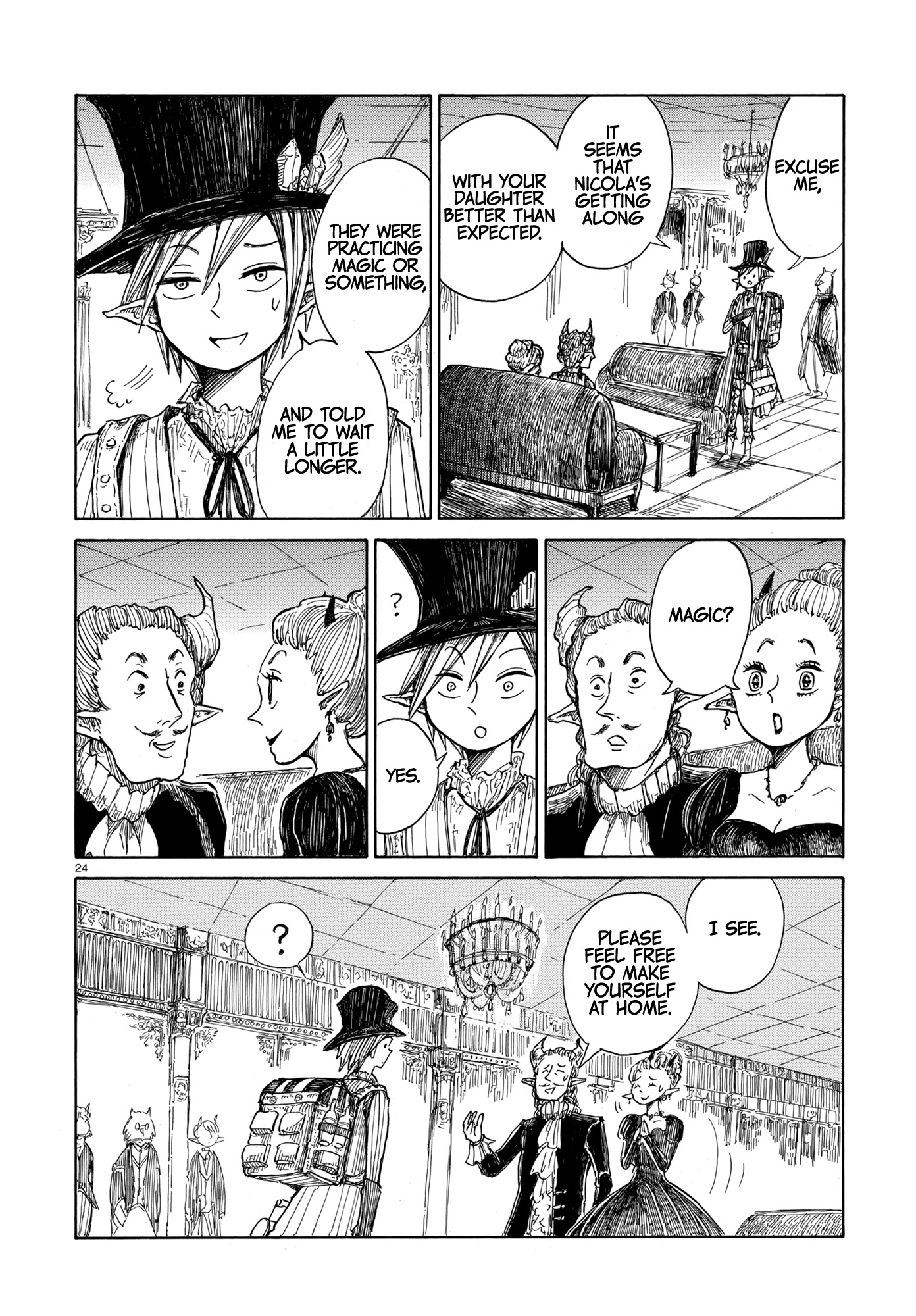 Nicola's Leasurely Demon World Travelogue Chapter 3 page 24 - Chapter 3: The Mansion Visit