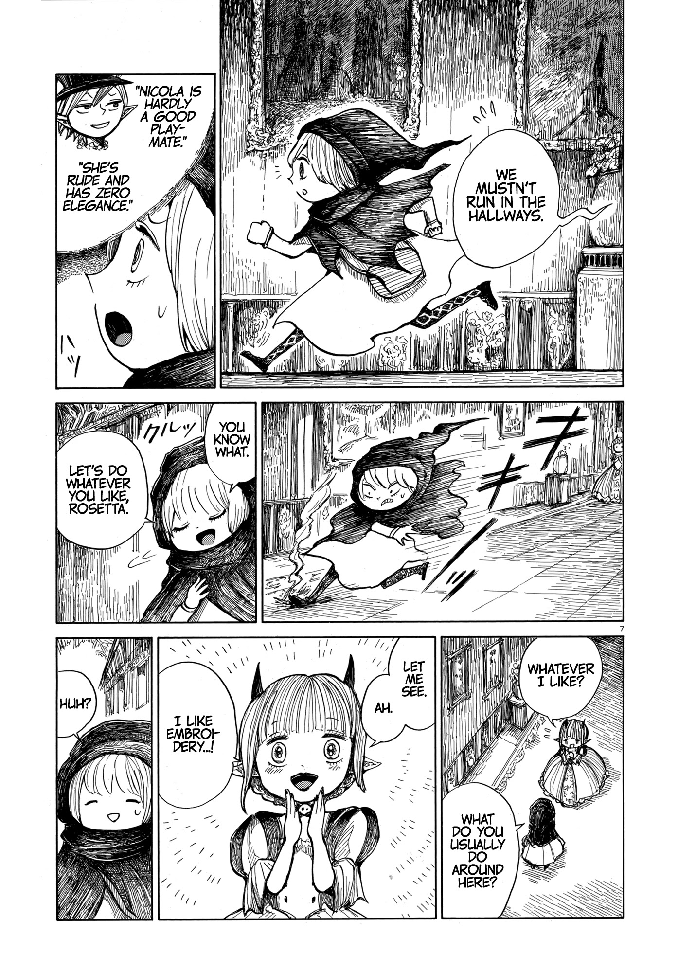 Nicola's Leasurely Demon World Travelogue Chapter 3 page 7 - Chapter 3: The Mansion Visit