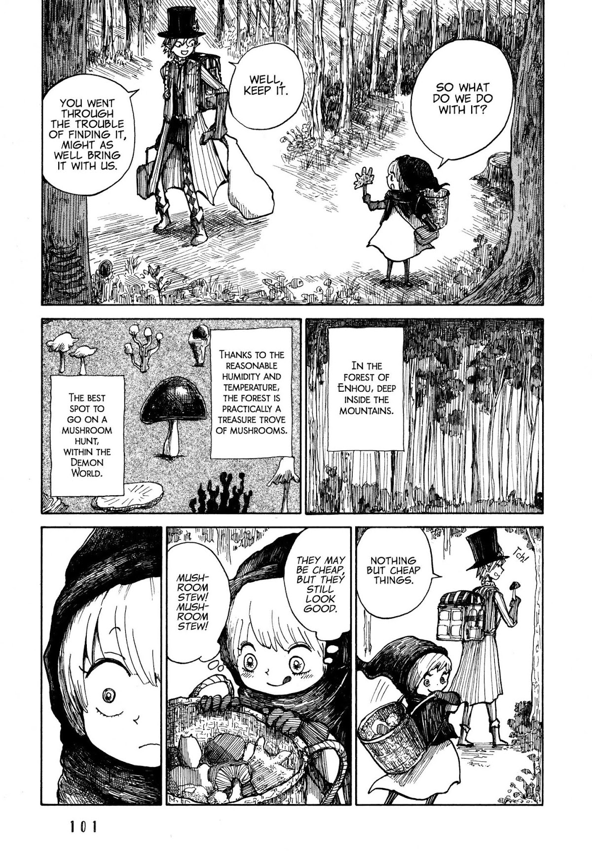 Nicola's Leasurely Demon World Travelogue Chapter 4 page 3 - Chapter 4: In The Forest of Enhou