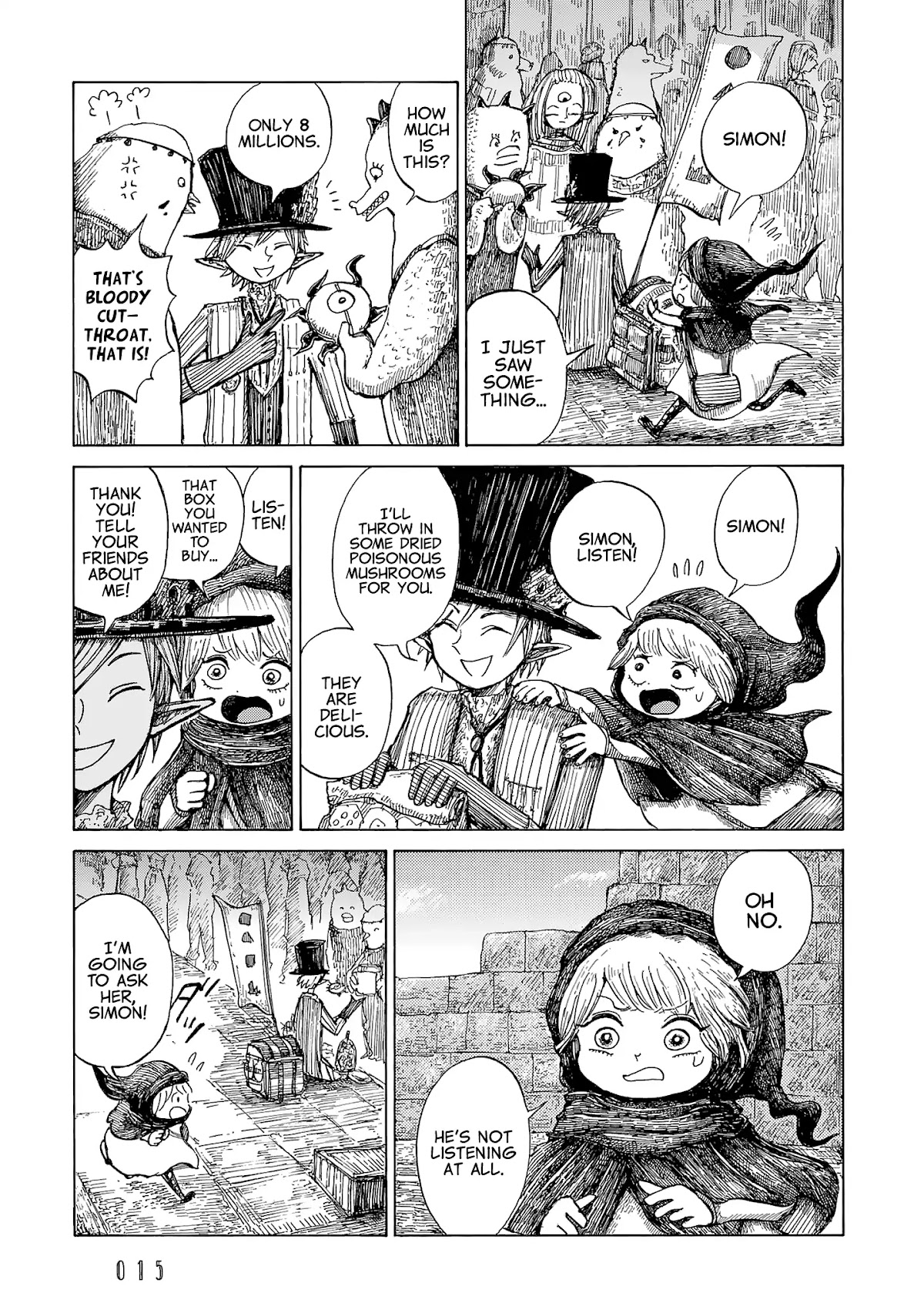 Nicola's Leasurely Demon World Travelogue Chapter 7 page 14 - Chapter 7: At The City Of Peddlers And Hills