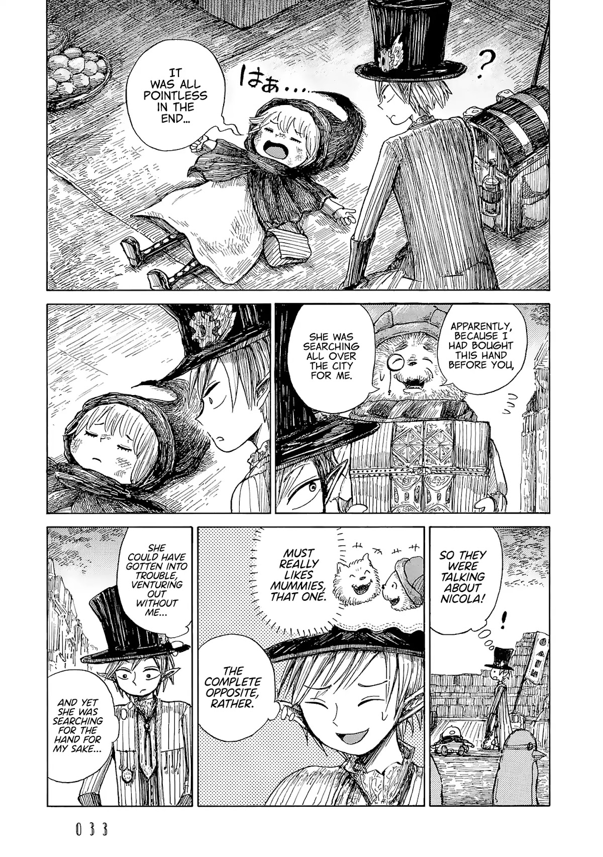 Nicola's Leasurely Demon World Travelogue Chapter 7 page 32 - Chapter 7: At The City Of Peddlers And Hills