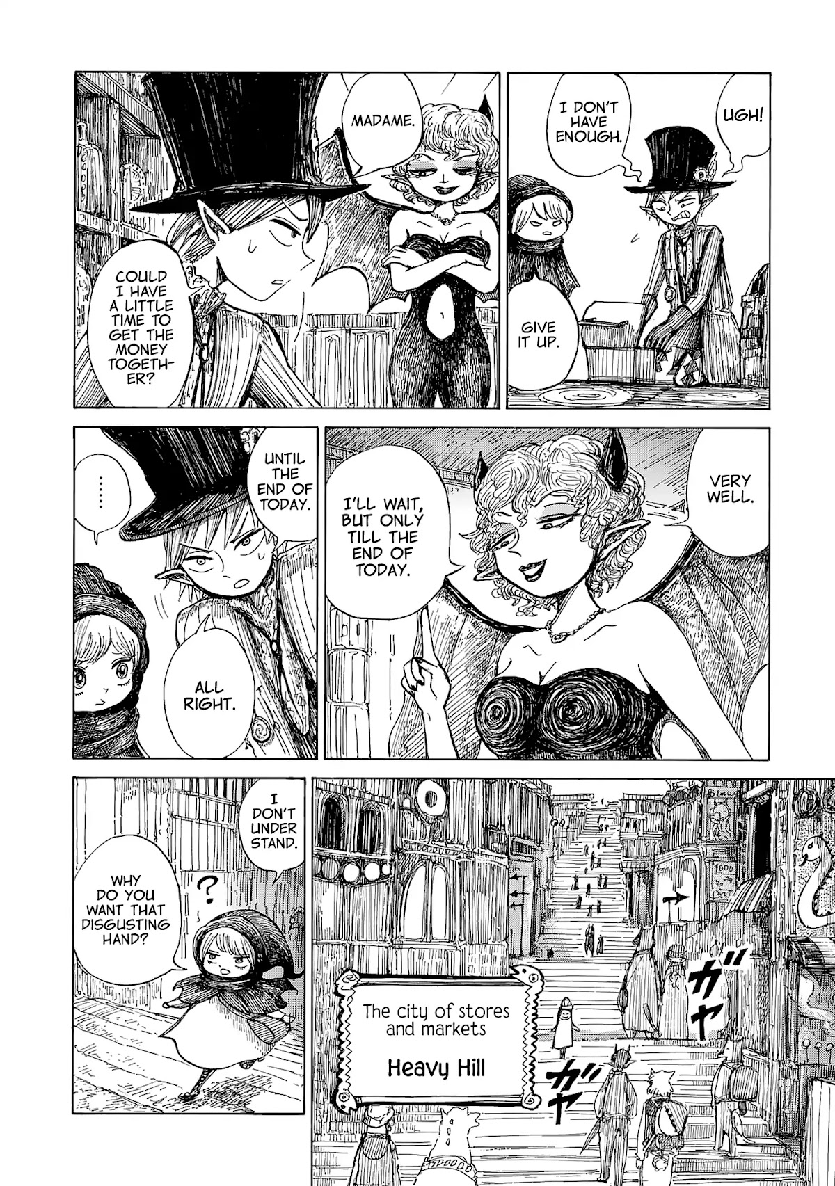 Nicola's Leasurely Demon World Travelogue Chapter 7 page 9 - Chapter 7: At The City Of Peddlers And Hills