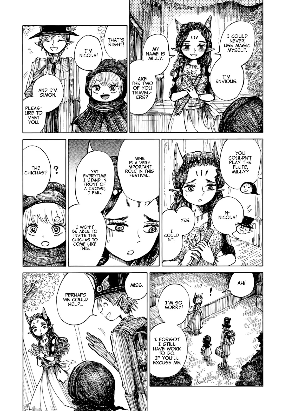 Nicola's Leasurely Demon World Travelogue Chapter 8 page 7 - Chapter 8: At The Chicha Village Festival