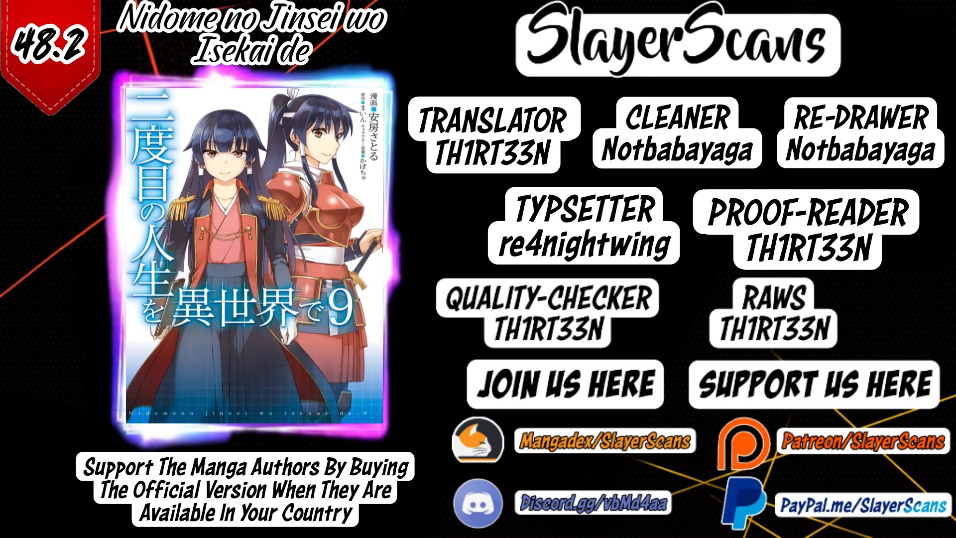 Nidome no Jinsei wo Isekai de Chapter 48.2 page 1 - Chapter 48.2