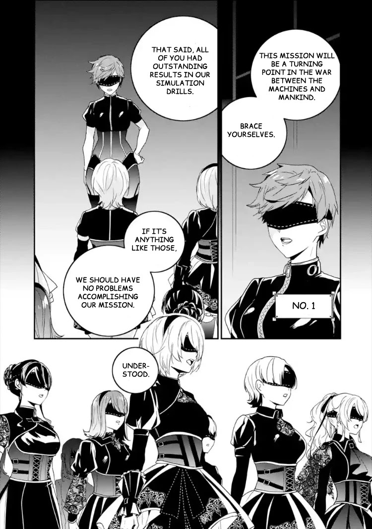 Nier Automata: YoRHa Shinjuwan Kouka Sakusen Kiroku Chapter 1 page 14 - Chapter 1