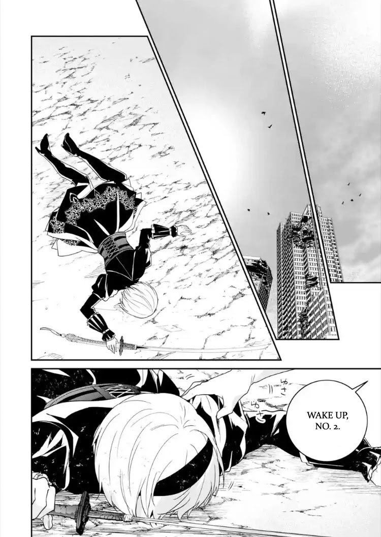 Nier Automata: YoRHa Shinjuwan Kouka Sakusen Kiroku Chapter 1 page 44 - Chapter 1