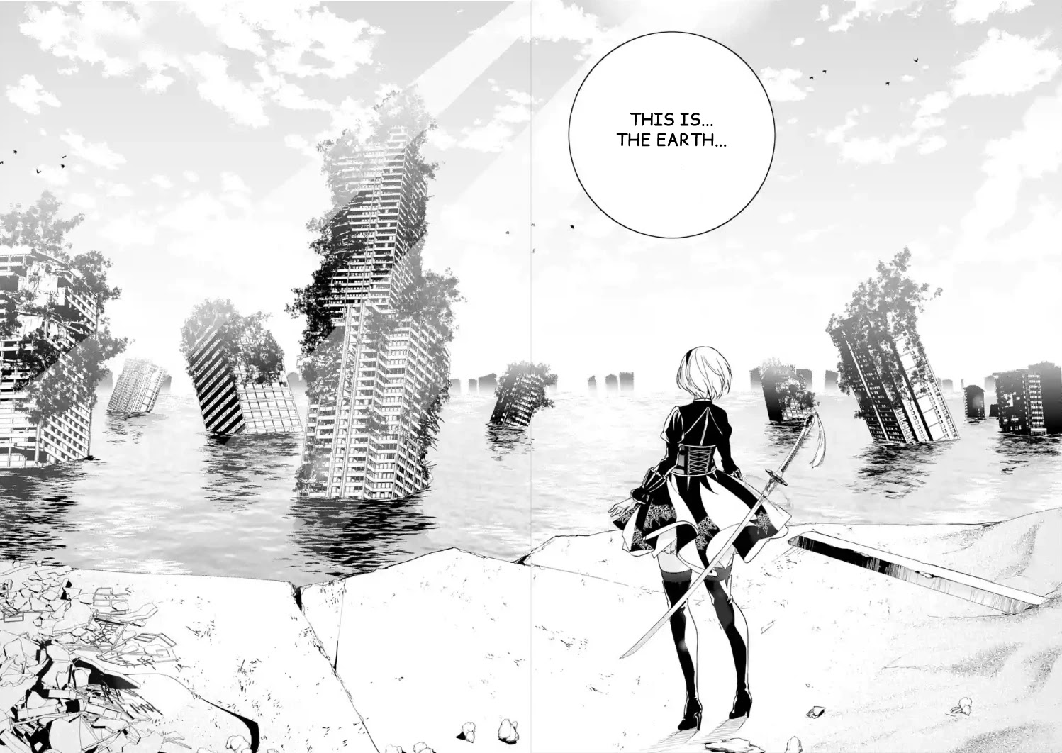 Nier Automata: YoRHa Shinjuwan Kouka Sakusen Kiroku Chapter 1 page 48 - Chapter 1