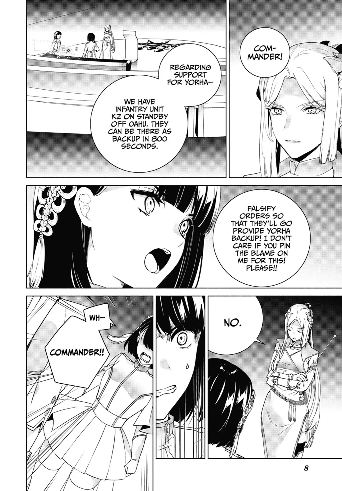 Nier Automata: YoRHa Shinjuwan Kouka Sakusen Kiroku Chapter 10 page 8 - Chapter 10