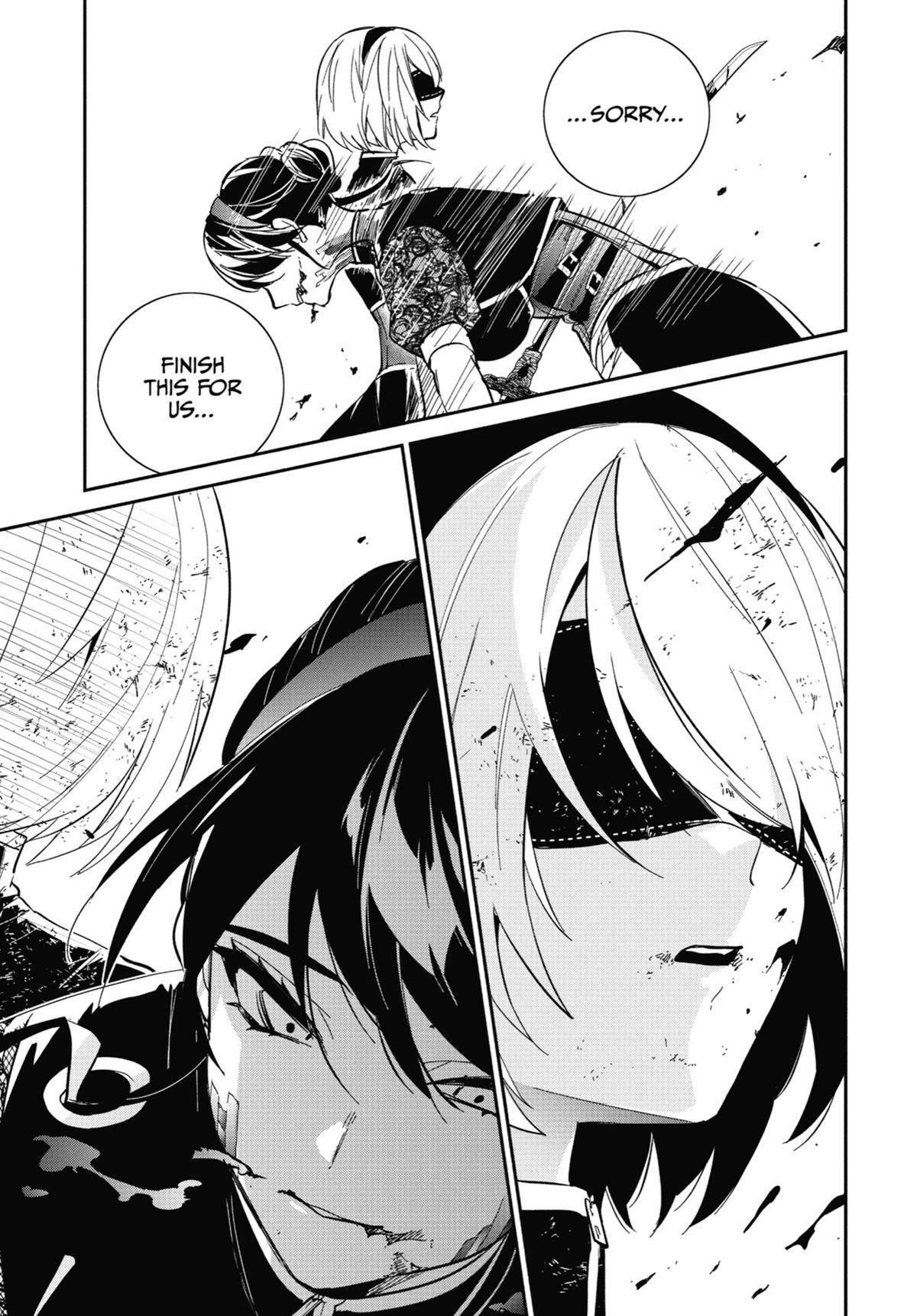 Nier Automata: YoRHa Shinjuwan Kouka Sakusen Kiroku Chapter 16 page 33 - Chapter 16