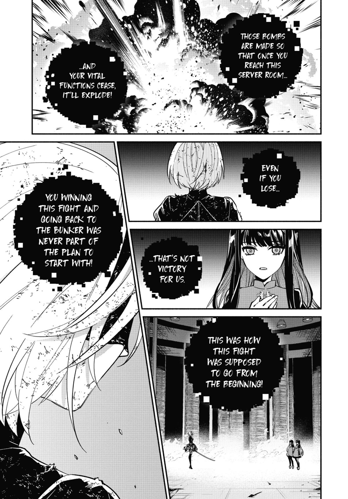 Nier Automata: YoRHa Shinjuwan Kouka Sakusen Kiroku Chapter 17 page 19 - Chapter 17
