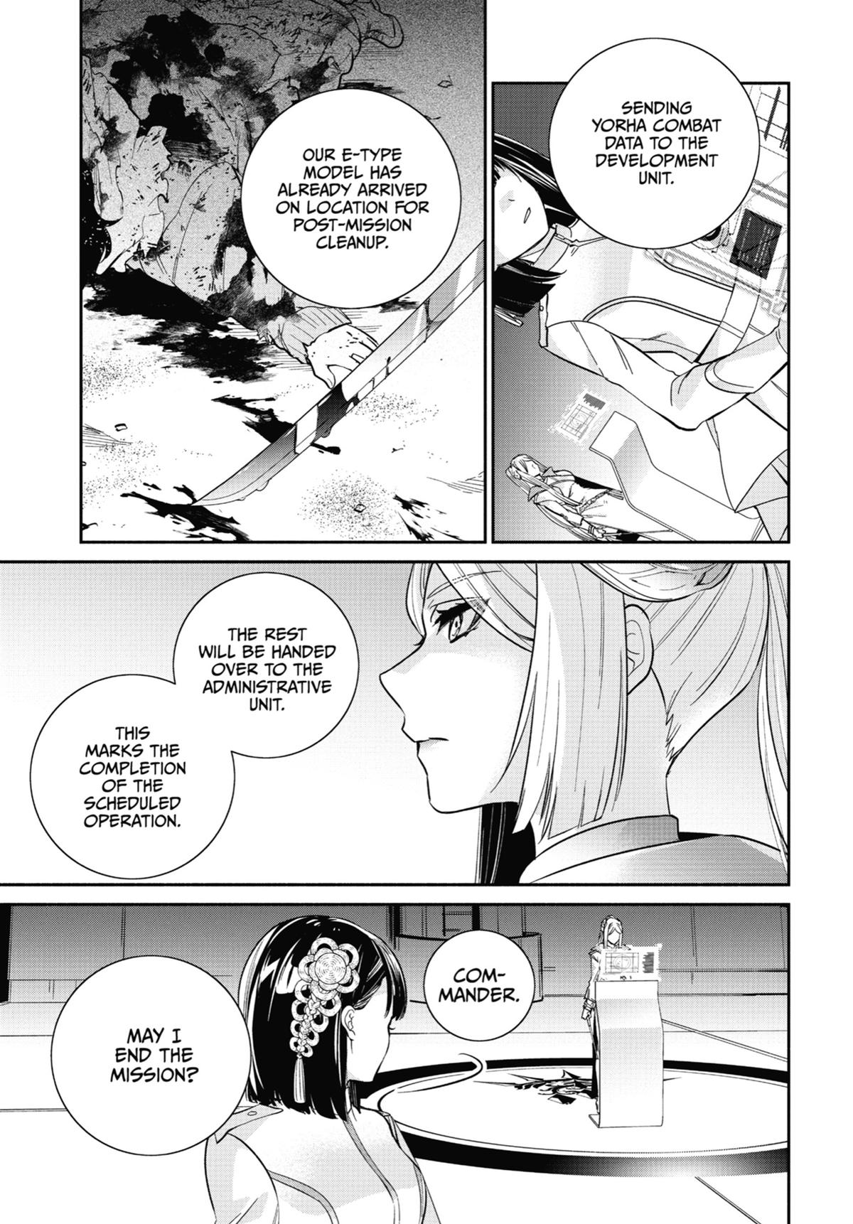 Nier Automata: YoRHa Shinjuwan Kouka Sakusen Kiroku Chapter 18 page 13 - Chapter 18 [END]
