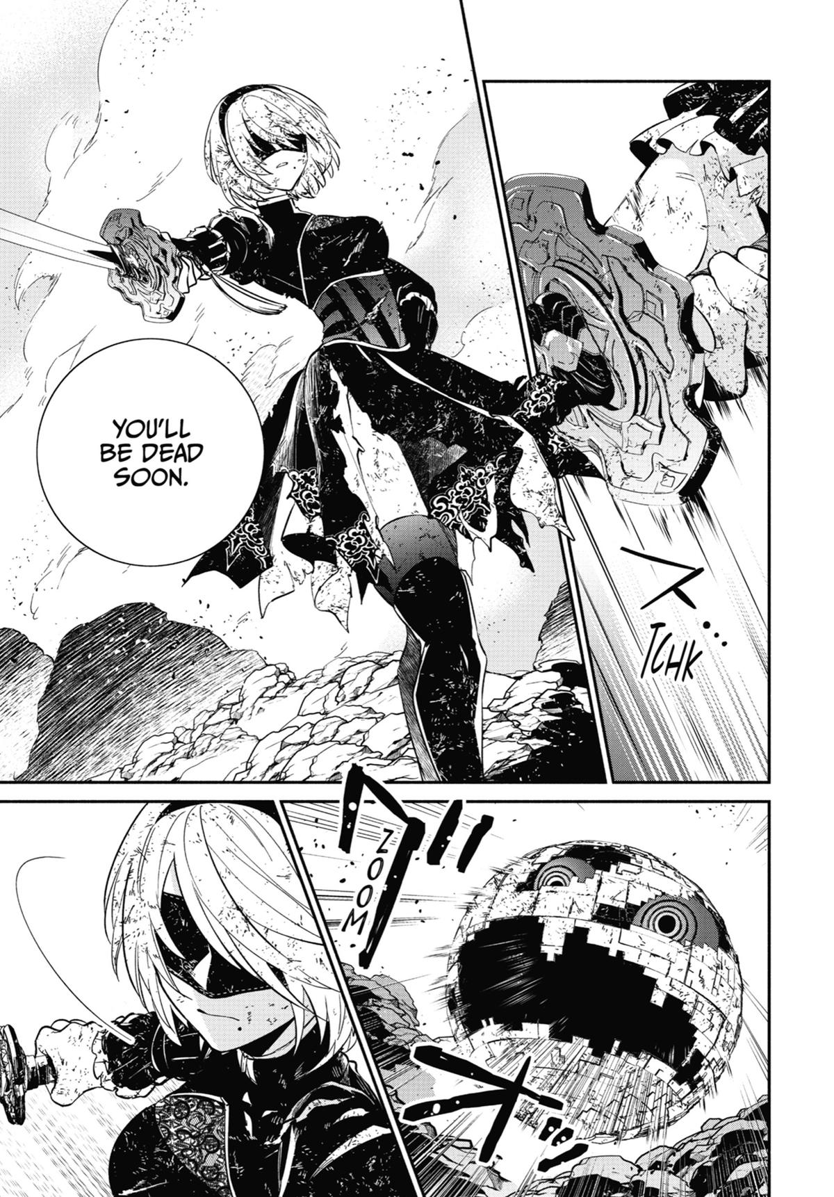 Nier Automata: YoRHa Shinjuwan Kouka Sakusen Kiroku Chapter 18 page 35 - Chapter 18 [END]