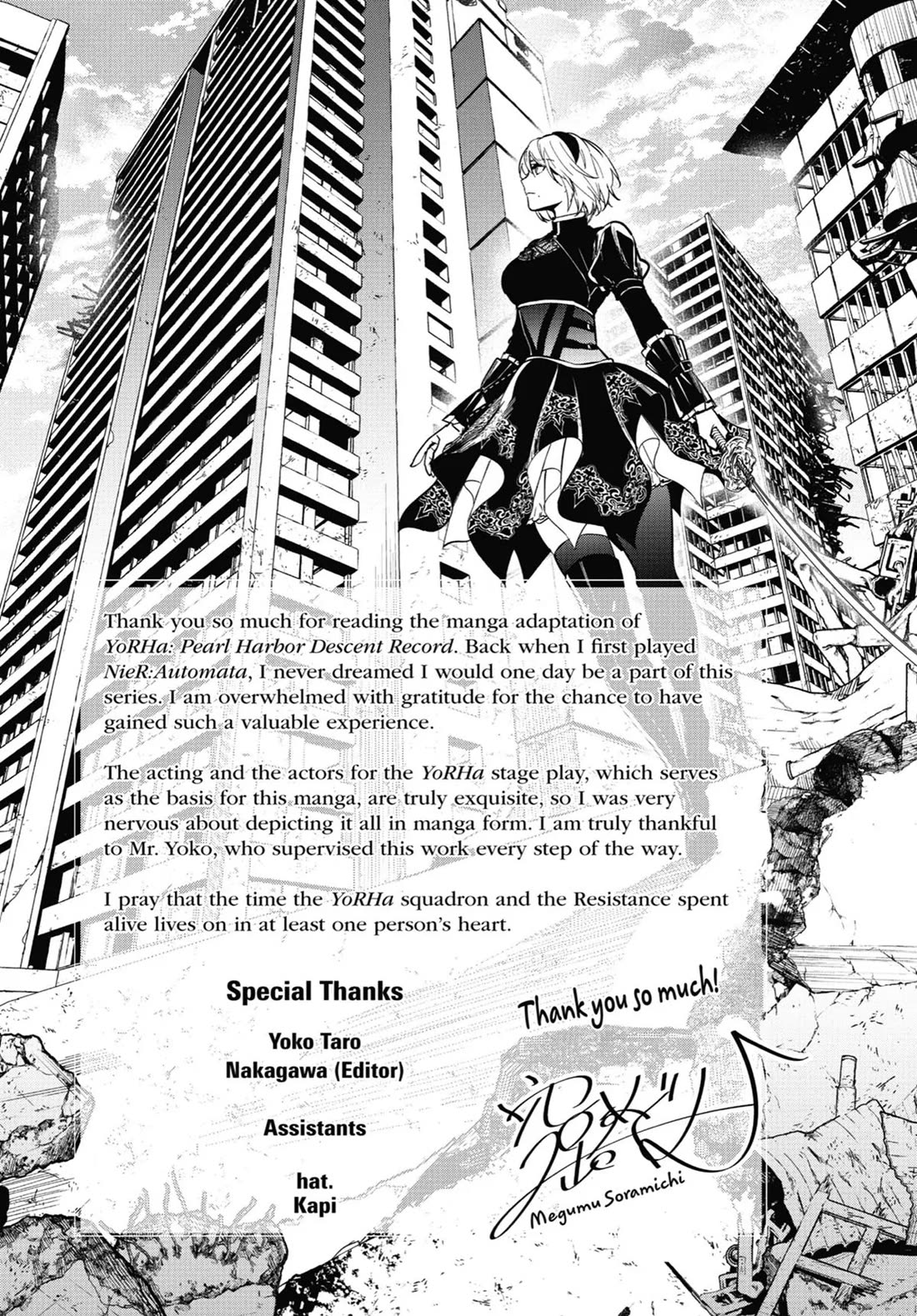 Nier Automata: YoRHa Shinjuwan Kouka Sakusen Kiroku Chapter 18 page 46 - Chapter 18 [END]