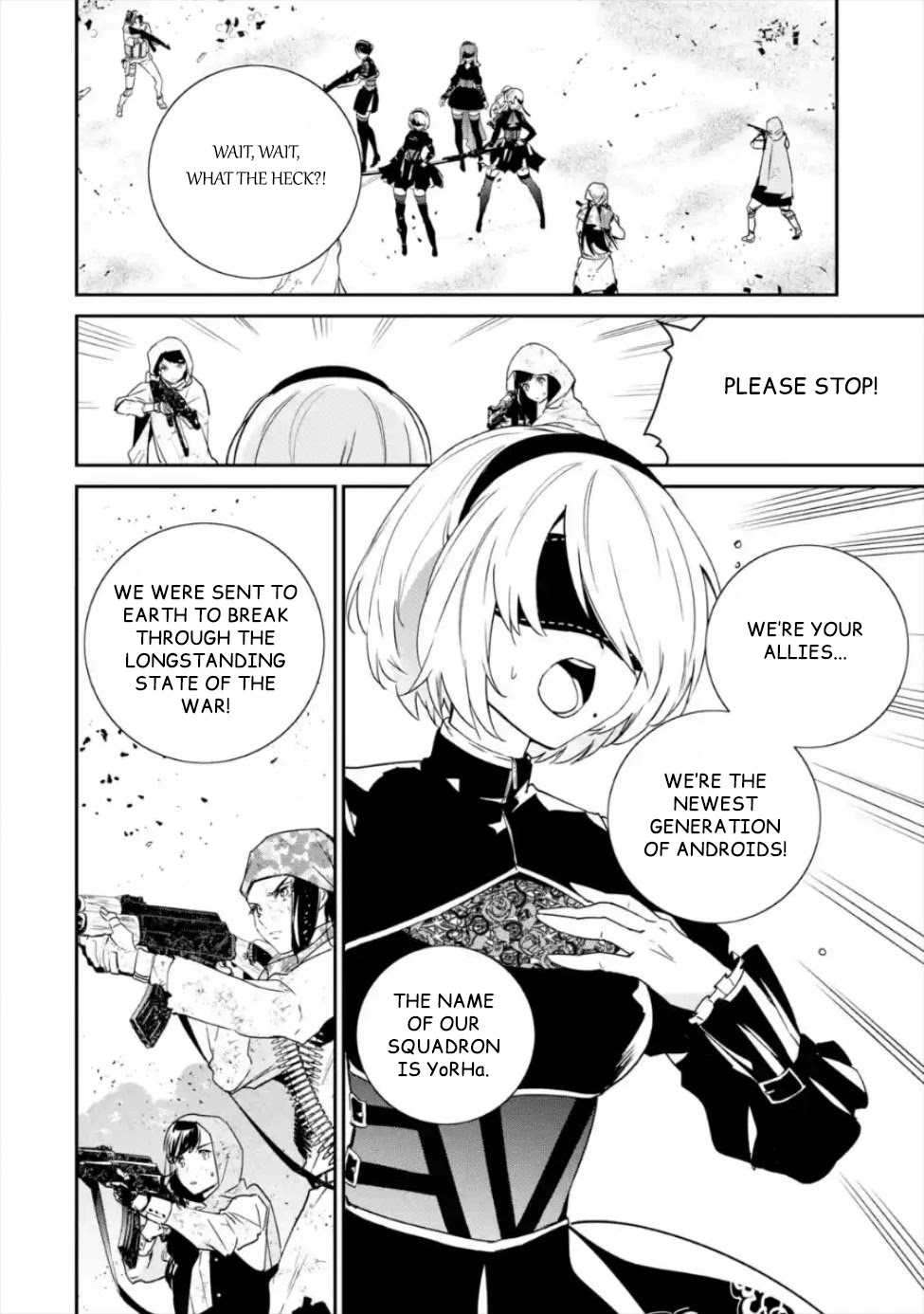 Nier Automata: YoRHa Shinjuwan Kouka Sakusen Kiroku Chapter 3 page 3 - Chapter 3