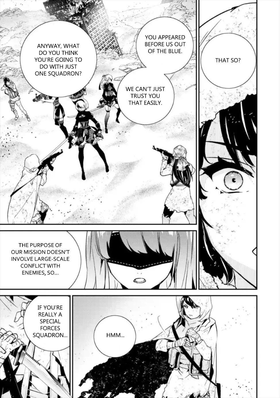 Nier Automata: YoRHa Shinjuwan Kouka Sakusen Kiroku Chapter 3 page 4 - Chapter 3