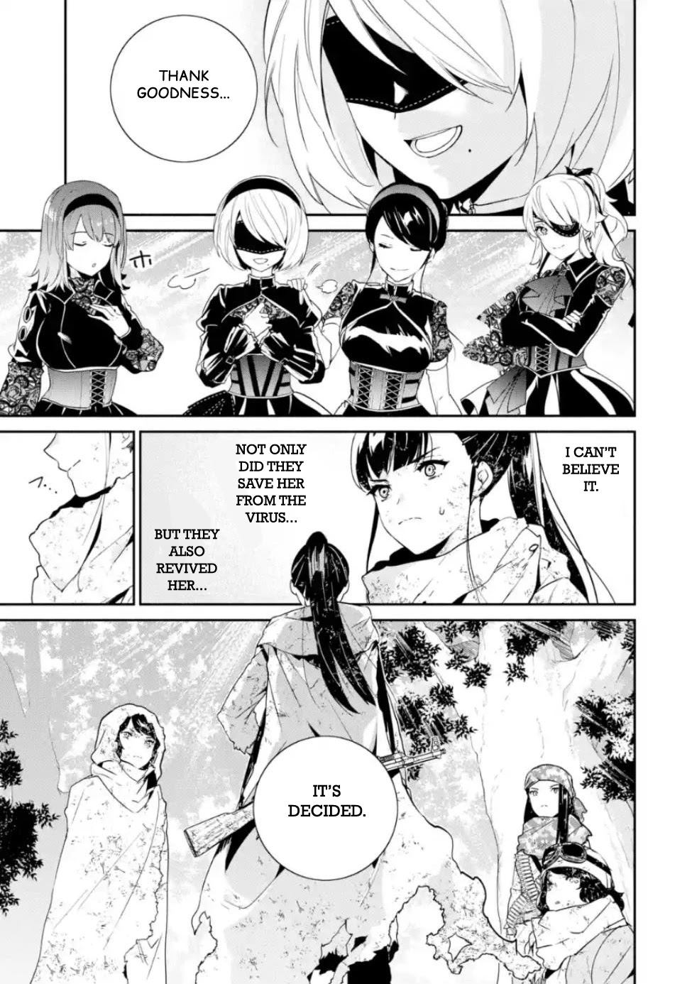 Nier Automata: YoRHa Shinjuwan Kouka Sakusen Kiroku Chapter 5 page 35 - Chapter 5