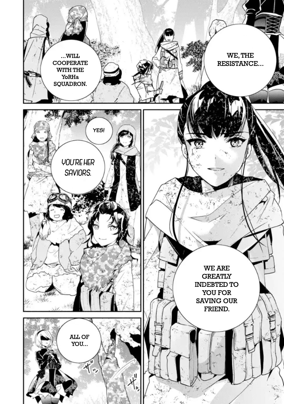 Nier Automata: YoRHa Shinjuwan Kouka Sakusen Kiroku Chapter 5 page 36 - Chapter 5