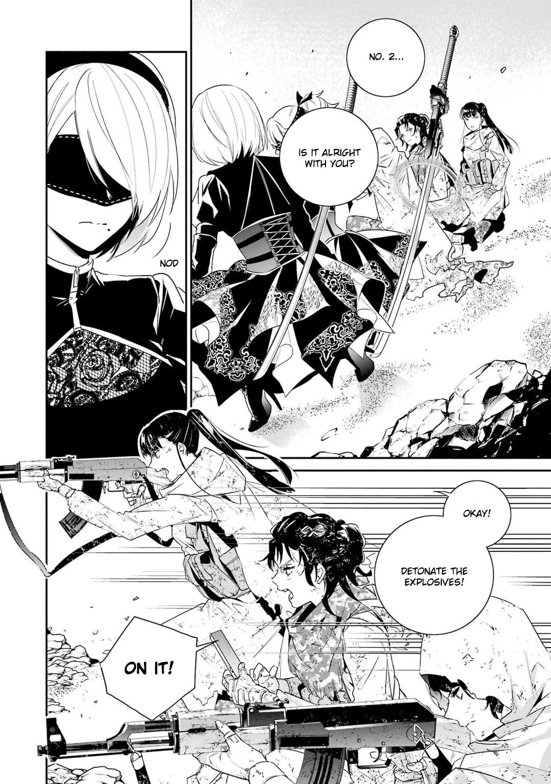 Nier Automata: YoRHa Shinjuwan Kouka Sakusen Kiroku Chapter 8 page 17 - Chapter 8