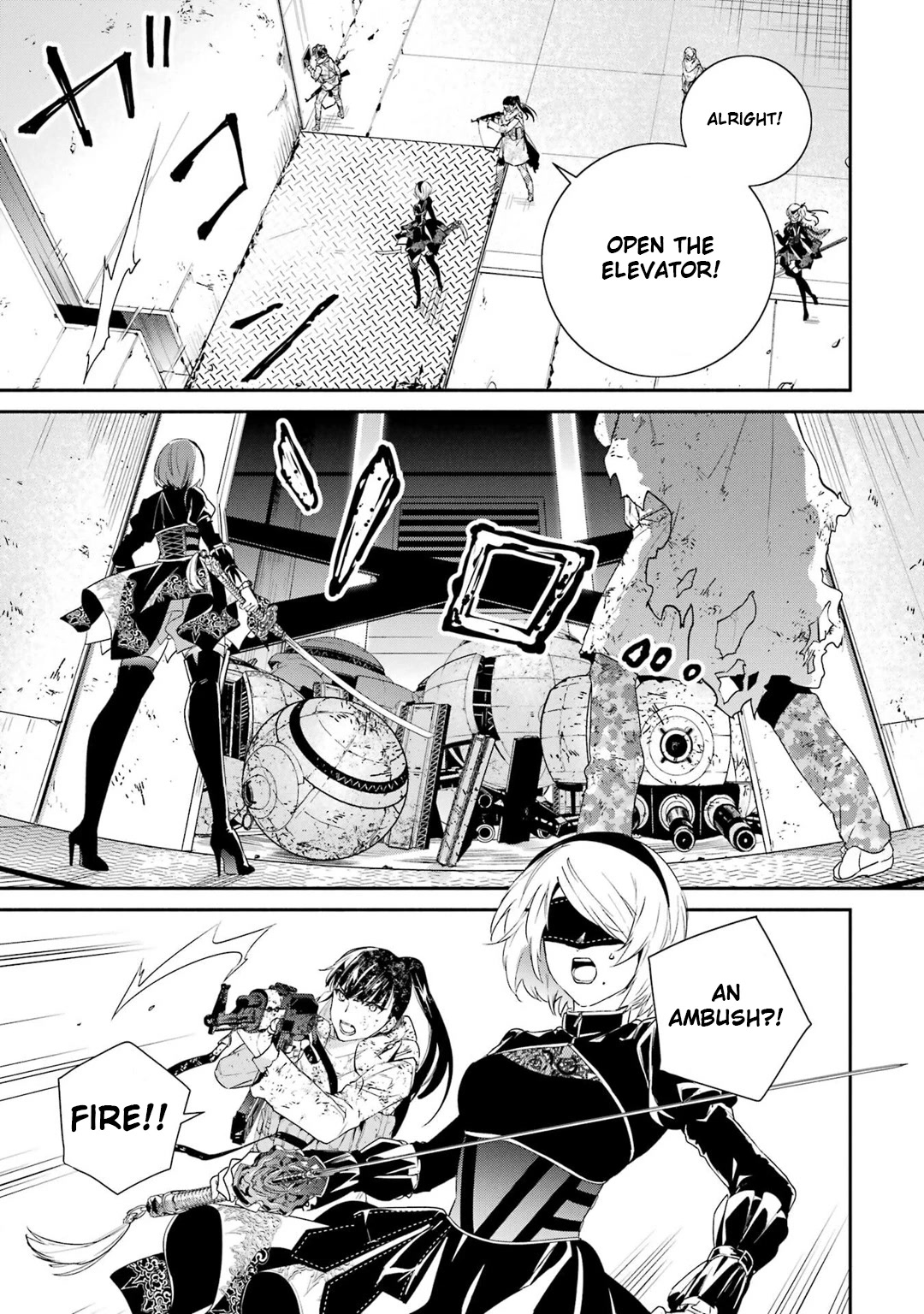 Nier Automata: YoRHa Shinjuwan Kouka Sakusen Kiroku Chapter 9 page 4 - Chapter 9