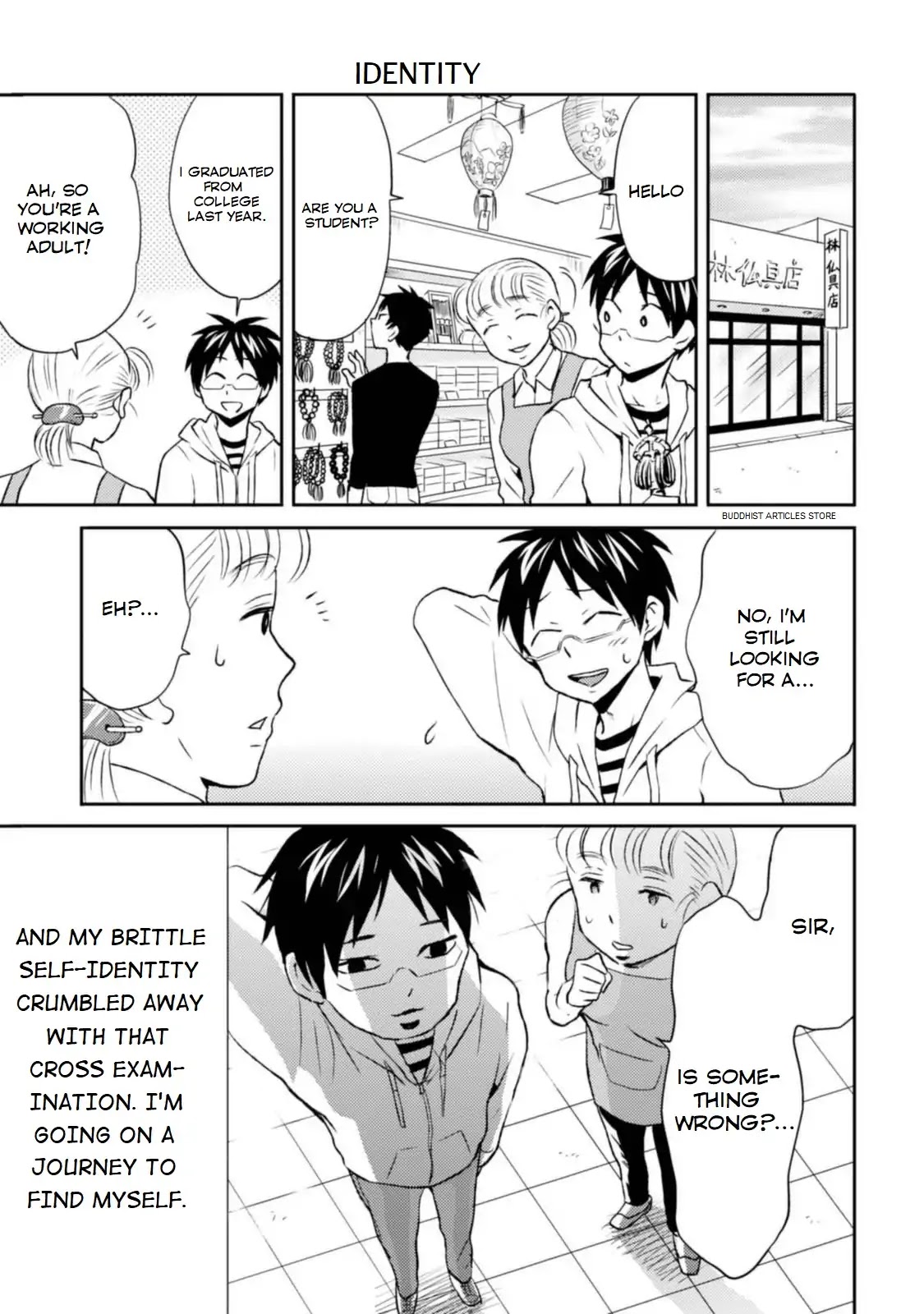 Nietzsche-sensei - Konbini ni, Satori Sedai no Shinjin ga Maiorita Chapter 10 page 15 - Chapter 10: 10 Hours: Job Hunting Front Line