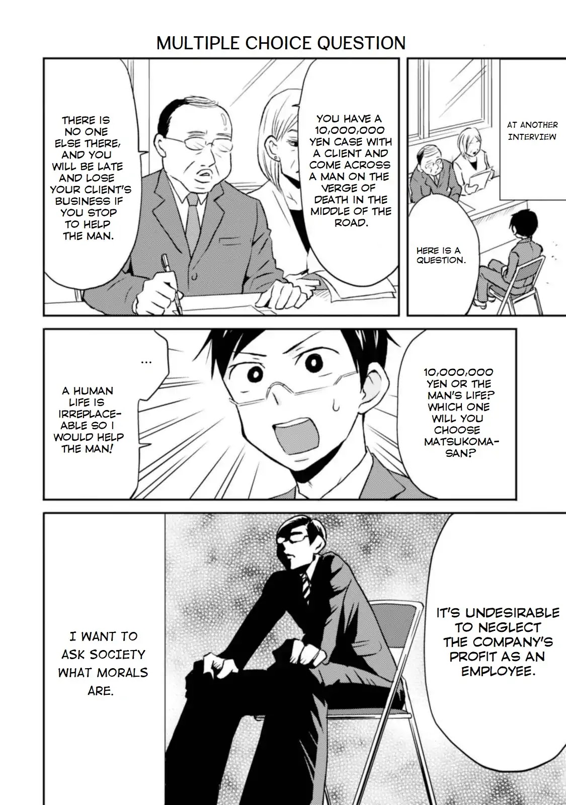 Nietzsche-sensei - Konbini ni, Satori Sedai no Shinjin ga Maiorita Chapter 10 page 8 - Chapter 10: 10 Hours: Job Hunting Front Line