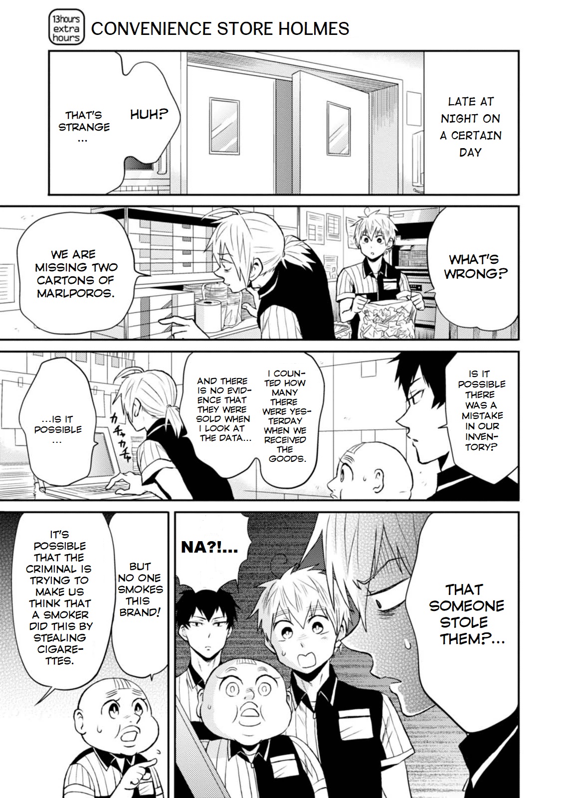 Nietzsche-sensei - Konbini ni, Satori Sedai no Shinjin ga Maiorita Chapter 13.5 page 1 - Chapter 13.5: Convenience Store Holmes