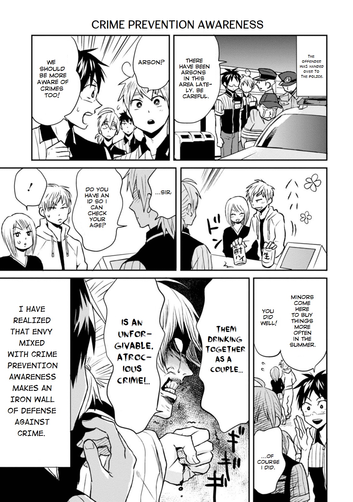 Nietzsche-sensei - Konbini ni, Satori Sedai no Shinjin ga Maiorita Chapter 13 page 5 - Chapter 13: Crime Prevention Week