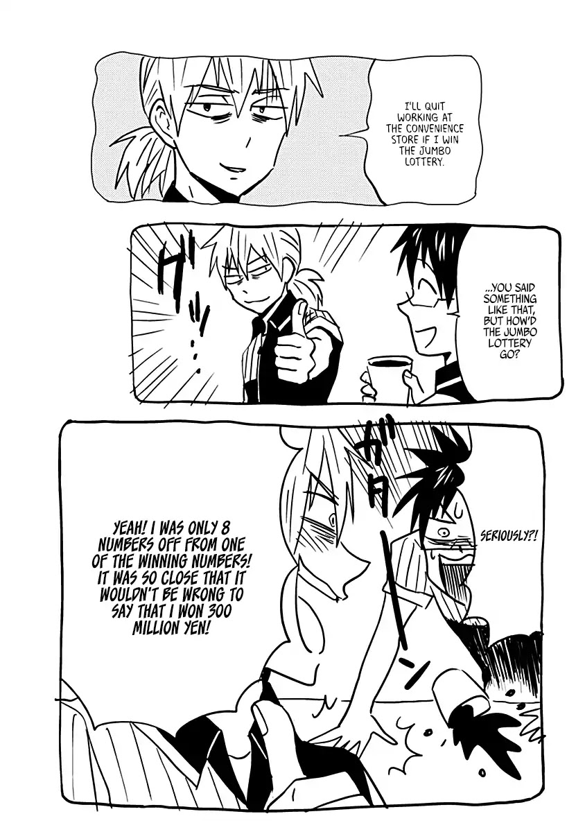 Nietzsche-sensei - Konbini ni, Satori Sedai no Shinjin ga Maiorita Chapter 17.5 page 10 - Chapter 17.5: Lottery Senpai