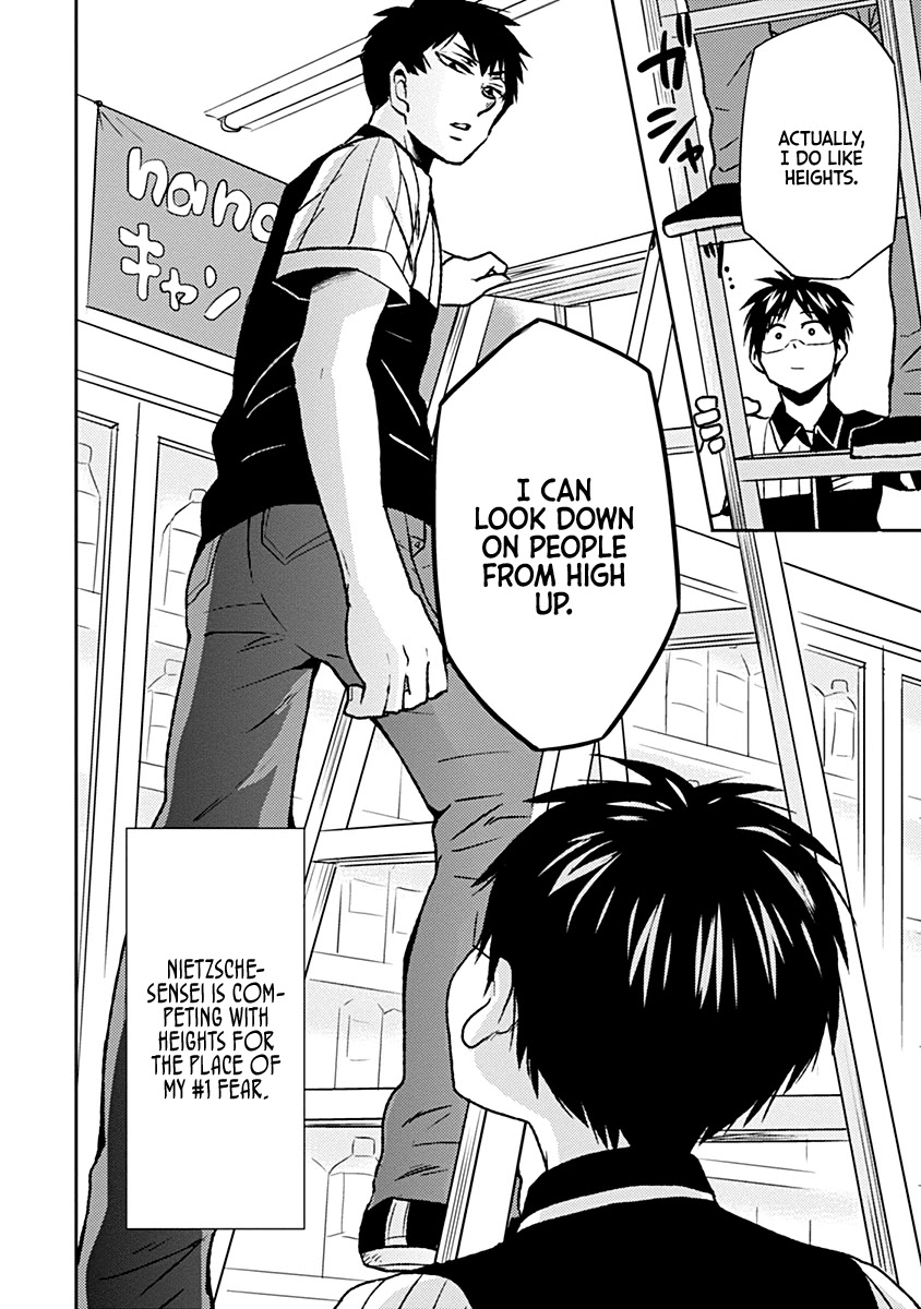 Nietzsche-sensei - Konbini ni, Satori Sedai no Shinjin ga Maiorita Chapter 32 page 2 - Chapter 32: Let's Get Our Licenses!