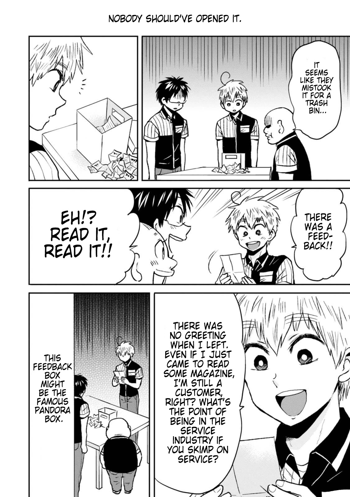 Nietzsche-sensei - Konbini ni, Satori Sedai no Shinjin ga Maiorita Chapter 44 page 18 - Chapter 44: Between Gratitude and Service