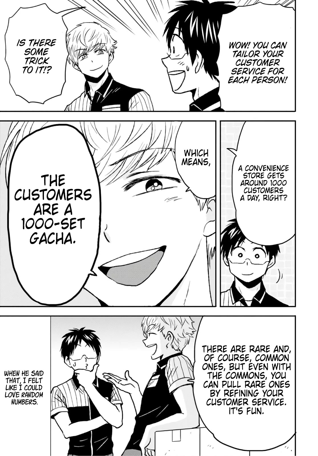 Nietzsche-sensei - Konbini ni, Satori Sedai no Shinjin ga Maiorita Chapter 50 page 11 - Chapter 50: Every Customer is Different