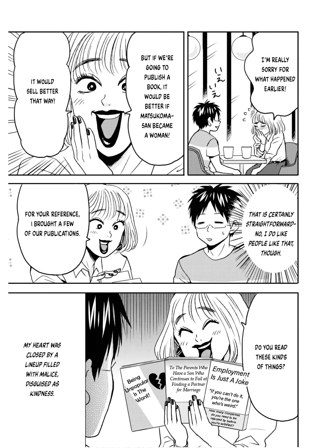 Nietzsche-sensei - Konbini ni, Satori Sedai no Shinjin ga Maiorita Chapter 55 page 14 - Chapter 55: Life Is About Choices