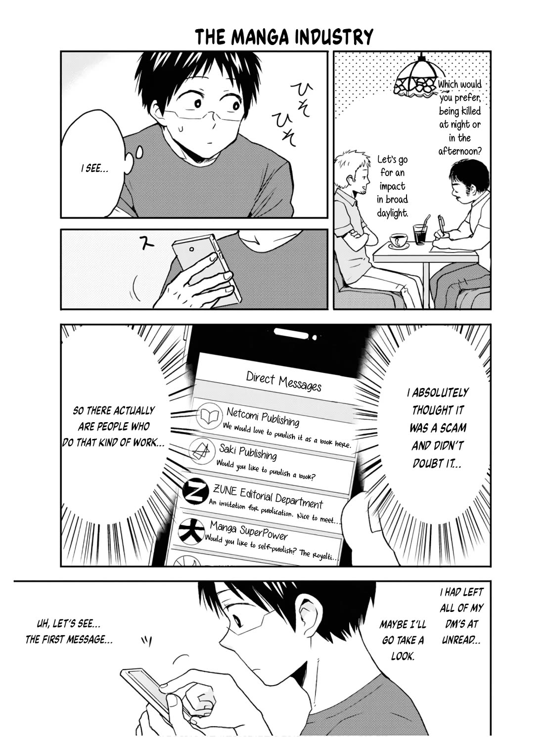Nietzsche-sensei - Konbini ni, Satori Sedai no Shinjin ga Maiorita Chapter 55 page 8 - Chapter 55: Life Is About Choices