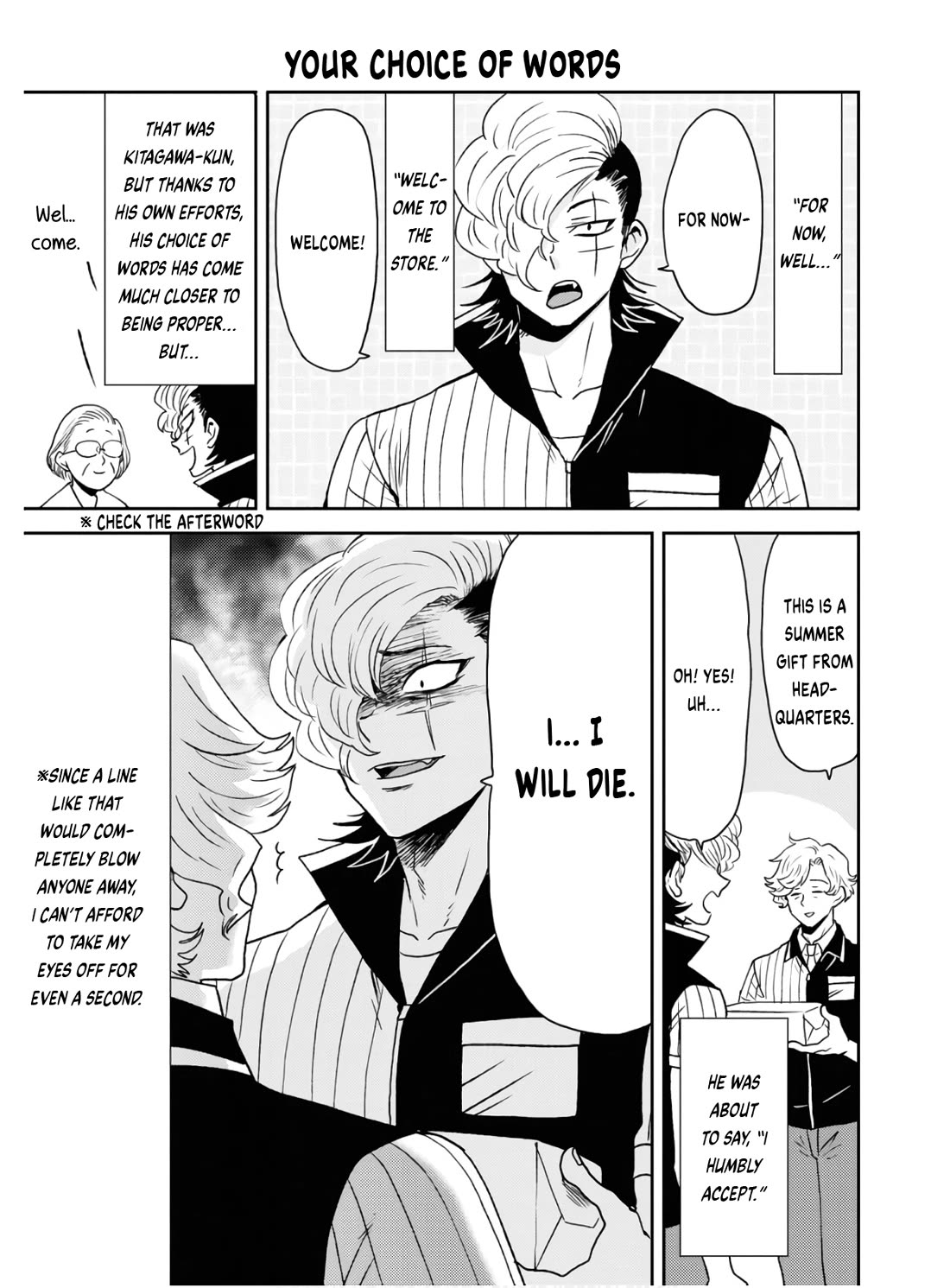 Nietzsche-sensei - Konbini ni, Satori Sedai no Shinjin ga Maiorita Chapter 56 page 6 - Chapter 56: The Joy of Working