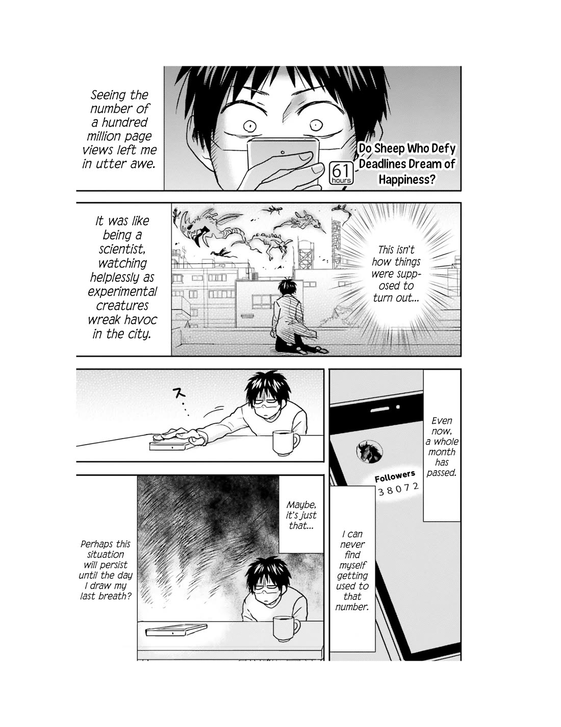 Nietzsche-sensei - Konbini ni, Satori Sedai no Shinjin ga Maiorita Chapter 61 page 2 - Chapter 61: Do Sheep Who Defy Deadlines Dream of Happiness?