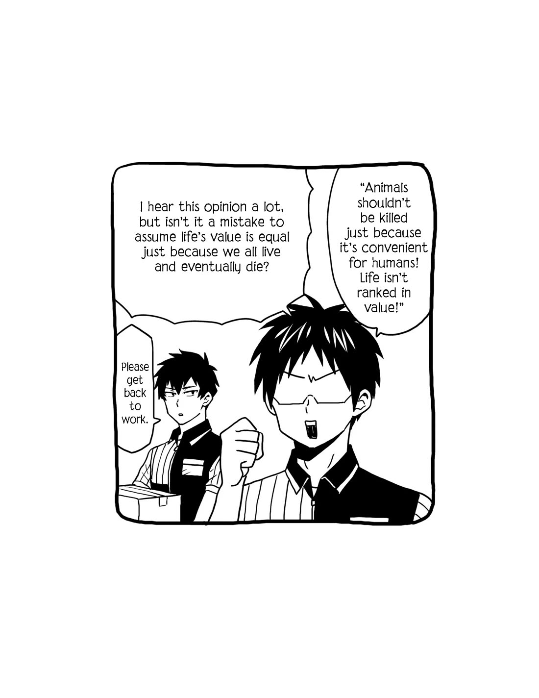 Nietzsche-sensei - Konbini ni, Satori Sedai no Shinjin ga Maiorita Chapter 62 page 21 - Chapter 62: The Spider's Thread
