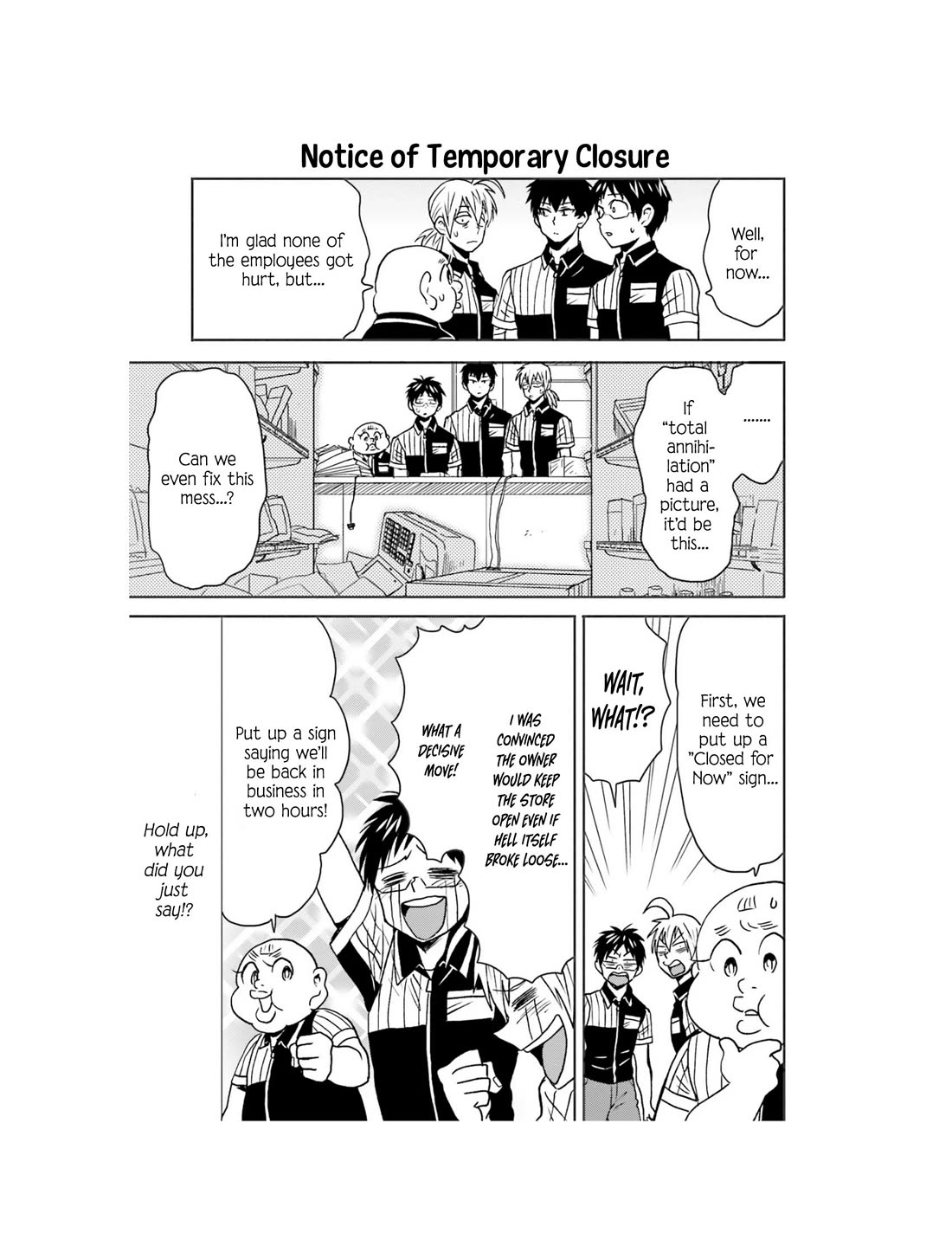 Nietzsche-sensei - Konbini ni, Satori Sedai no Shinjin ga Maiorita Chapter 65 page 19 - Chapter 65: Disaster and the Convenience Store