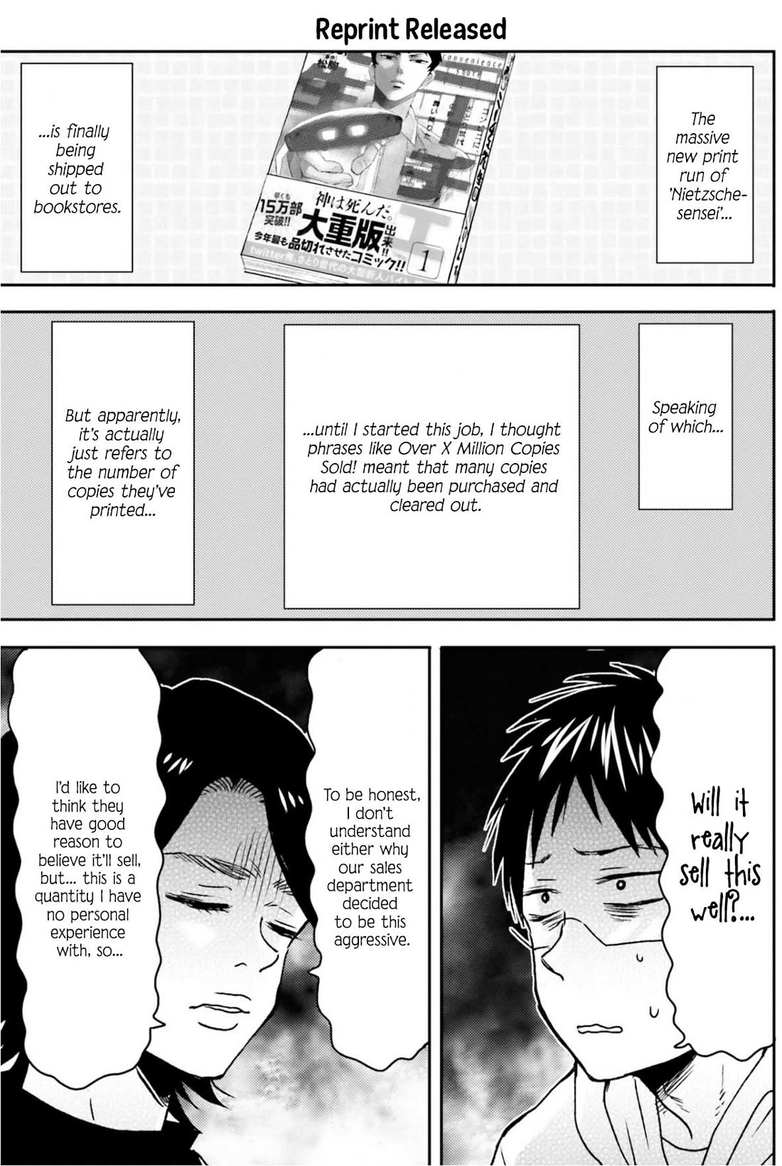 Nietzsche-sensei - Konbini ni, Satori Sedai no Shinjin ga Maiorita Chapter 69 page 4 - Chapter 69: Sales Promotion Activities