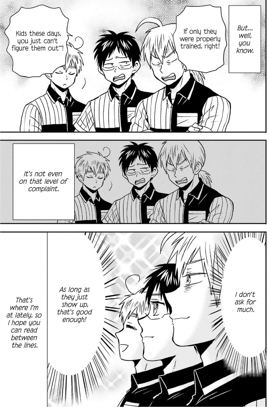 Nietzsche-sensei - Konbini ni, Satori Sedai no Shinjin ga Maiorita Chapter 74 page 12 - Chapter 74: The Ten Rules Between You and Me