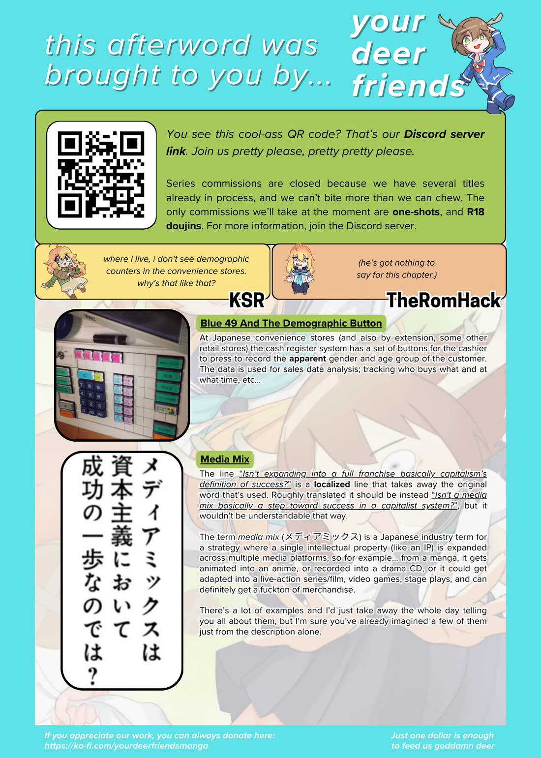 Nietzsche-sensei - Konbini ni, Satori Sedai no Shinjin ga Maiorita Chapter 74 page 22 - Chapter 74: The Ten Rules Between You and Me