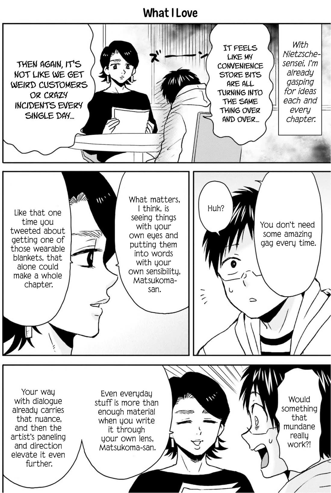 Nietzsche-sensei - Konbini ni, Satori Sedai no Shinjin ga Maiorita Chapter 74 page 5 - Chapter 74: The Ten Rules Between You and Me
