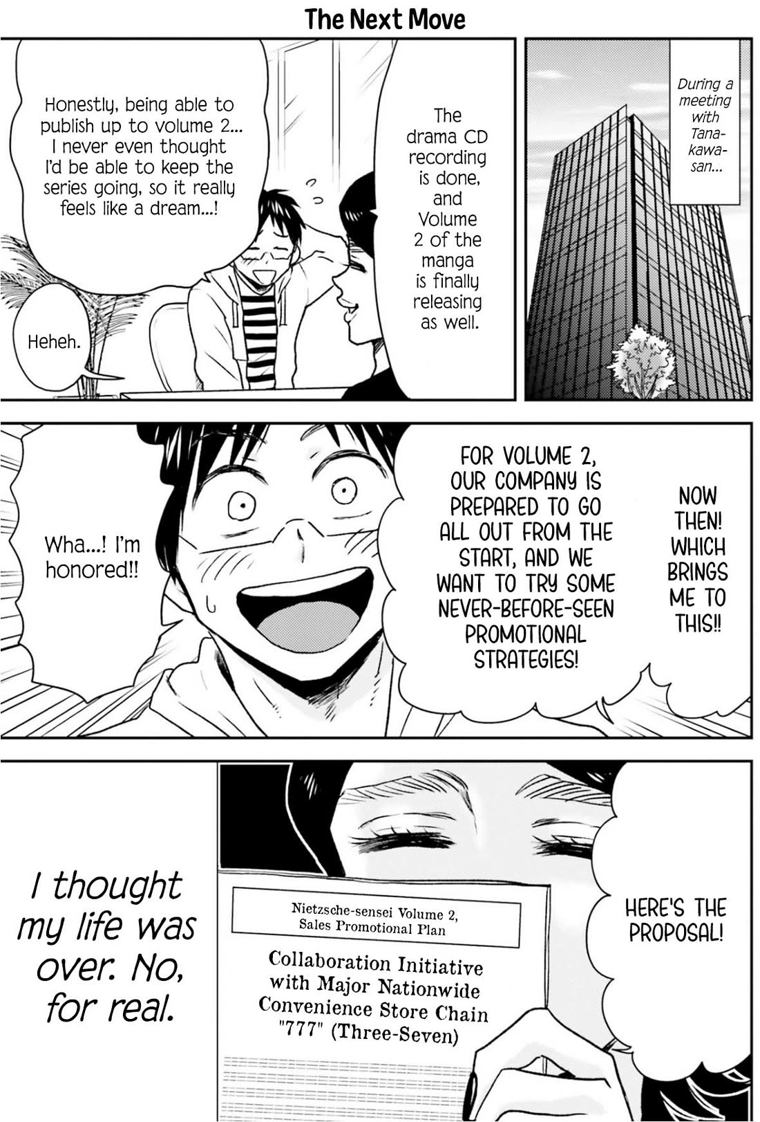 Nietzsche-sensei - Konbini ni, Satori Sedai no Shinjin ga Maiorita Chapter 78 page 12 - Chapter 78: The Traveler's Corner with Plastic Bags