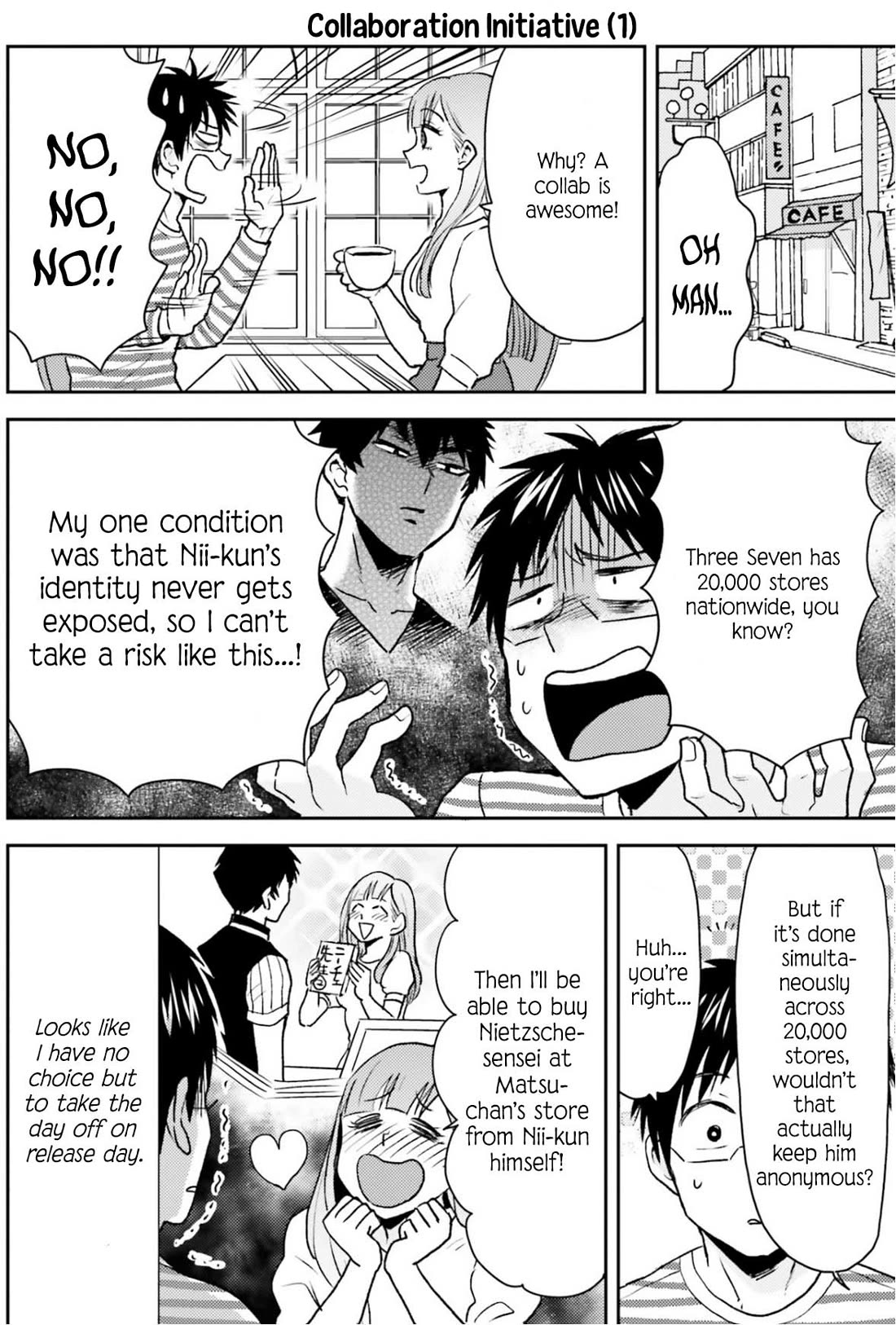 Nietzsche-sensei - Konbini ni, Satori Sedai no Shinjin ga Maiorita Chapter 78 page 13 - Chapter 78: The Traveler's Corner with Plastic Bags