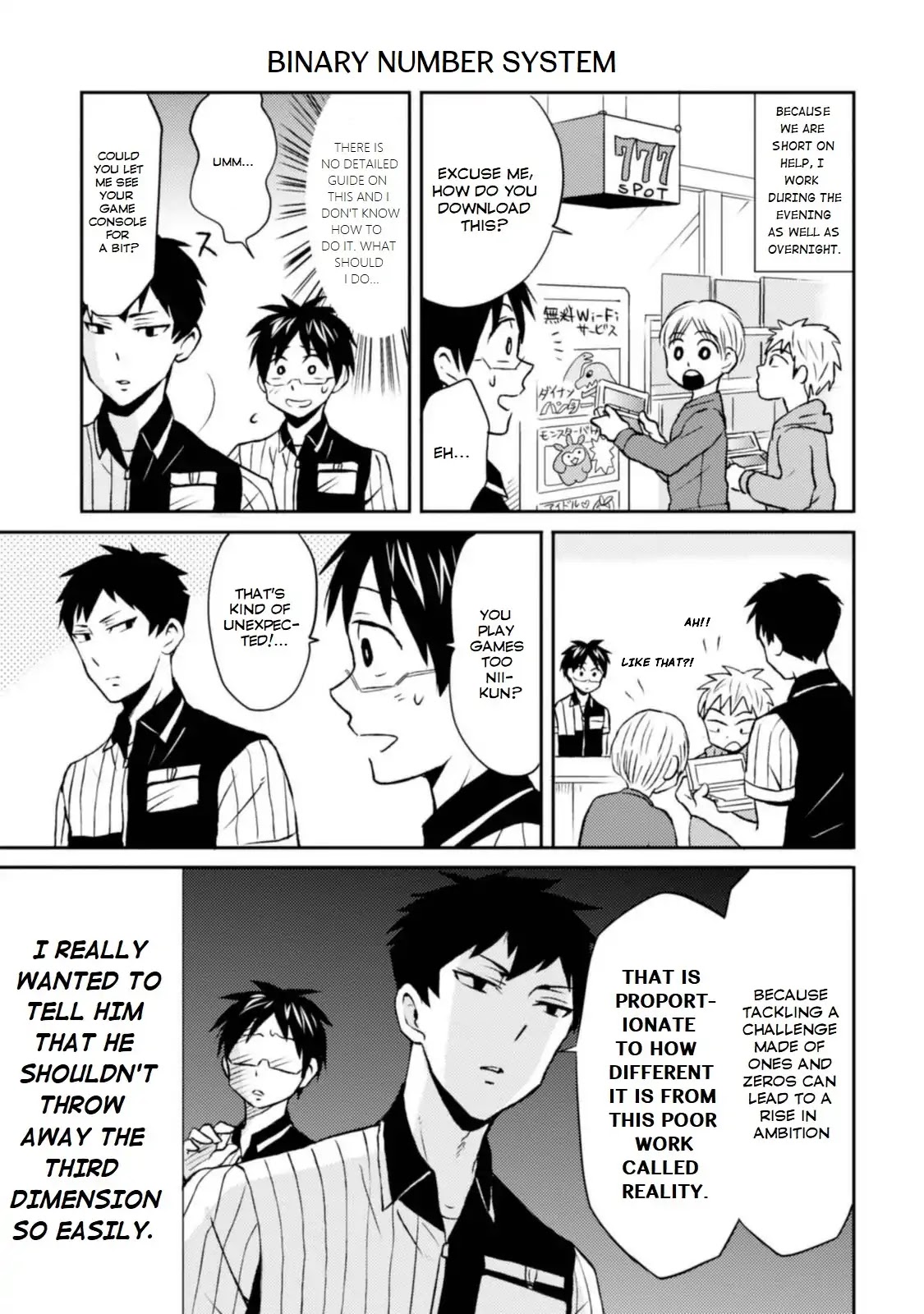 Nietzsche-sensei - Konbini ni, Satori Sedai no Shinjin ga Maiorita Chapter 8 page 3 - Chapter 8: 8 hours: 777's Busy Season