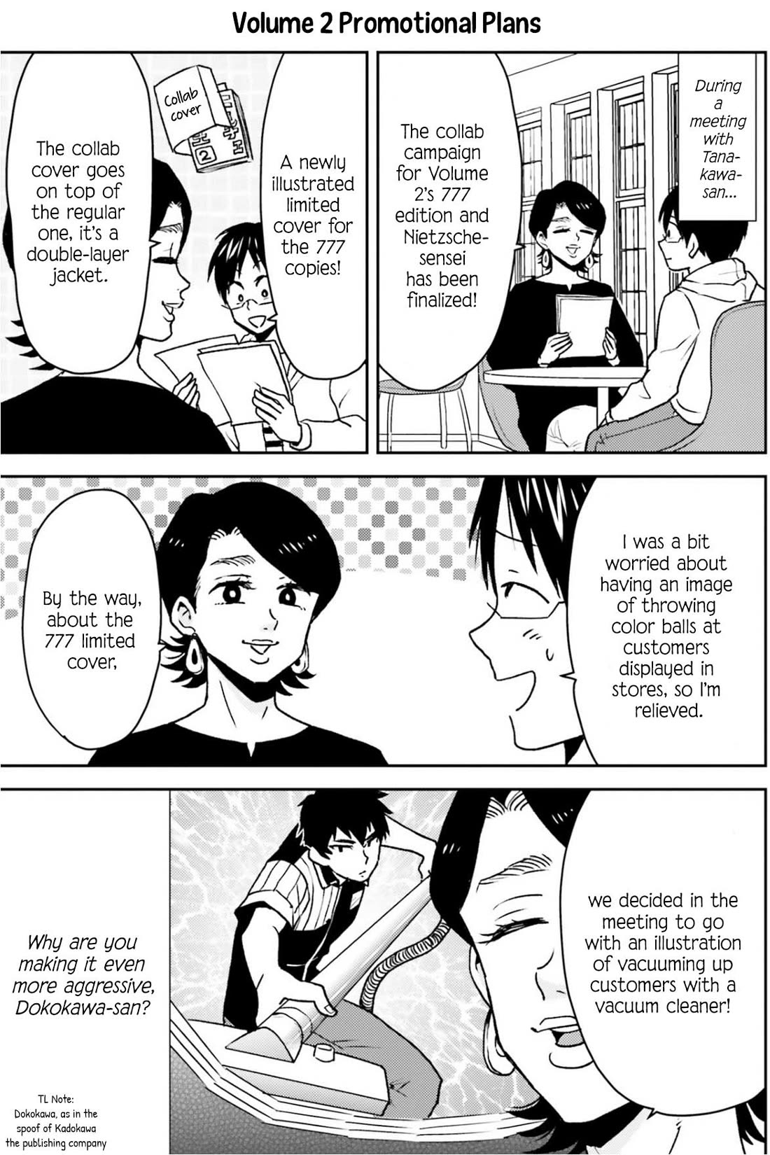 Nietzsche-sensei - Konbini ni, Satori Sedai no Shinjin ga Maiorita Chapter 80 page 14 - Chapter 80: Love Story, Out of Nowhere